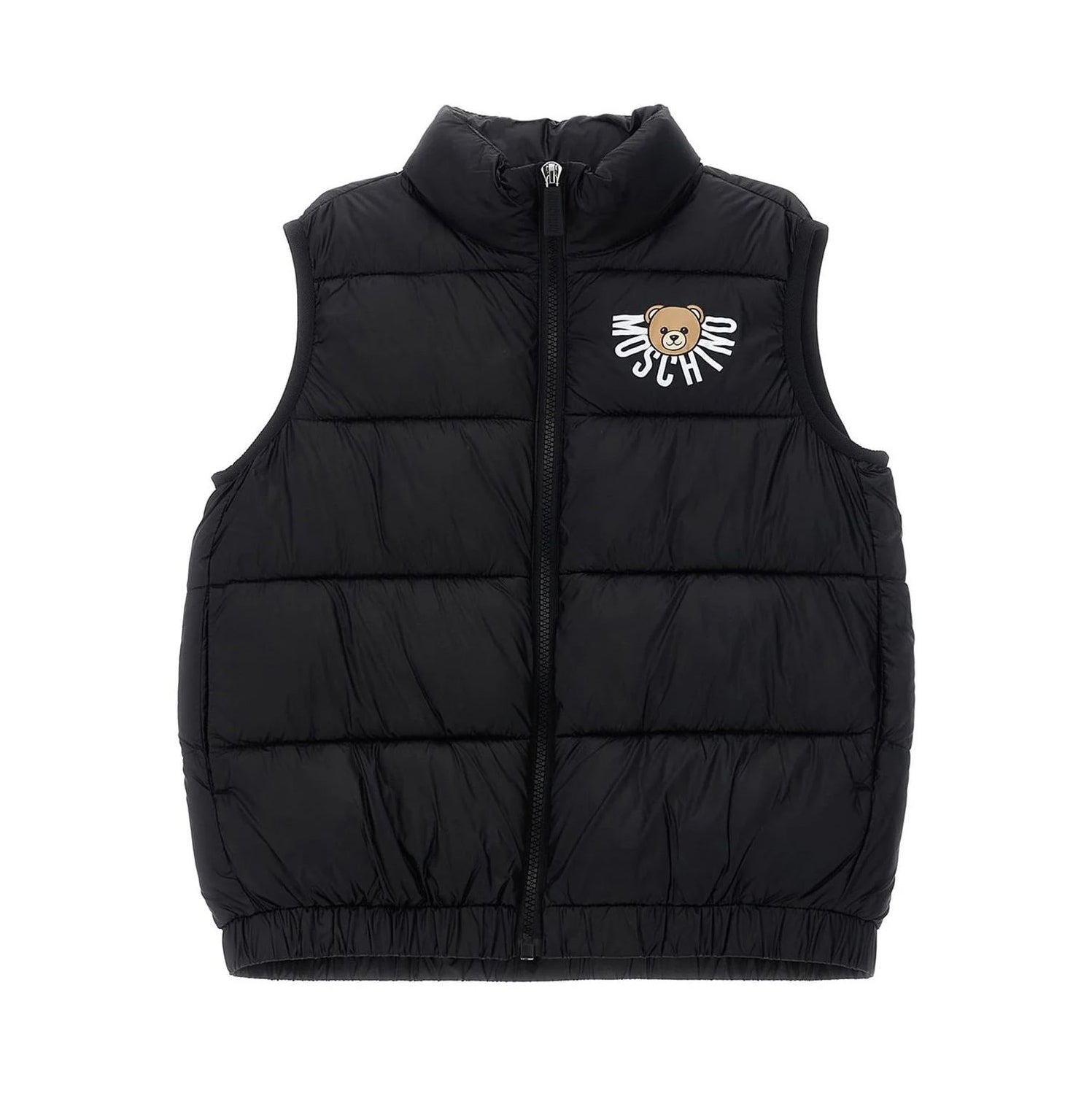 Moschino-Kids Padded Gilet-Nero/Black