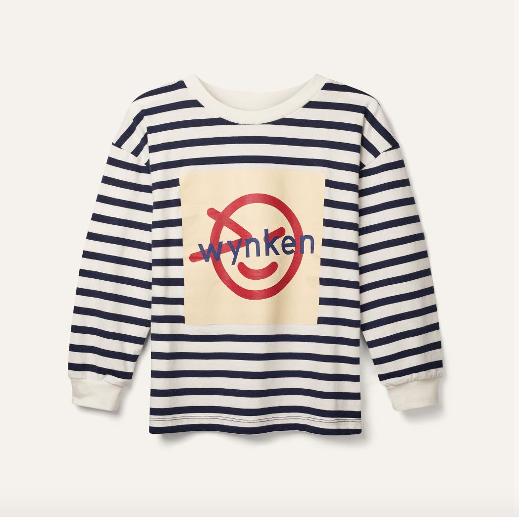 Wynken-Wynk Stripe Tee Pale Yellow Ladybird