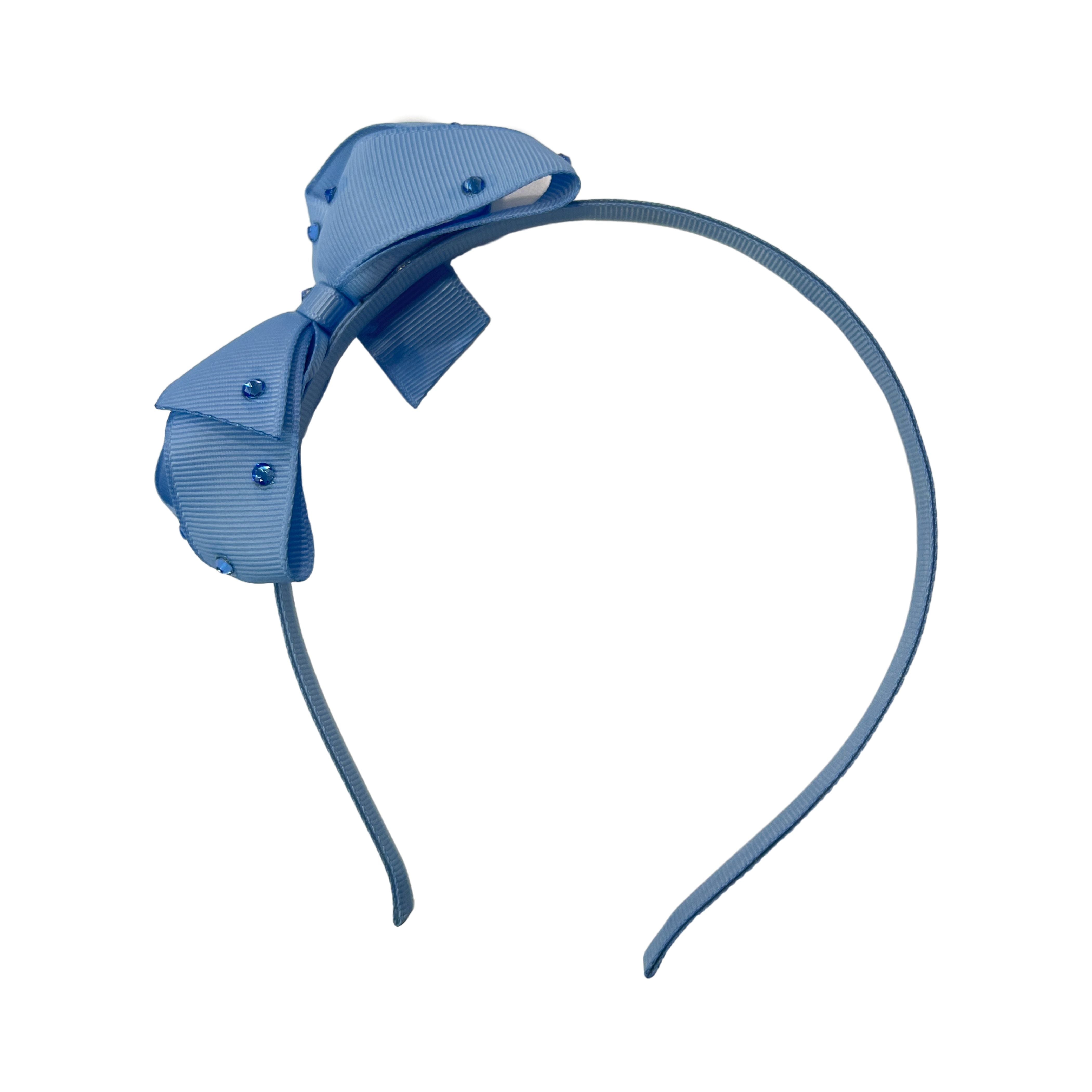 Olilia-Medium Classic Hard Headband-French Blue