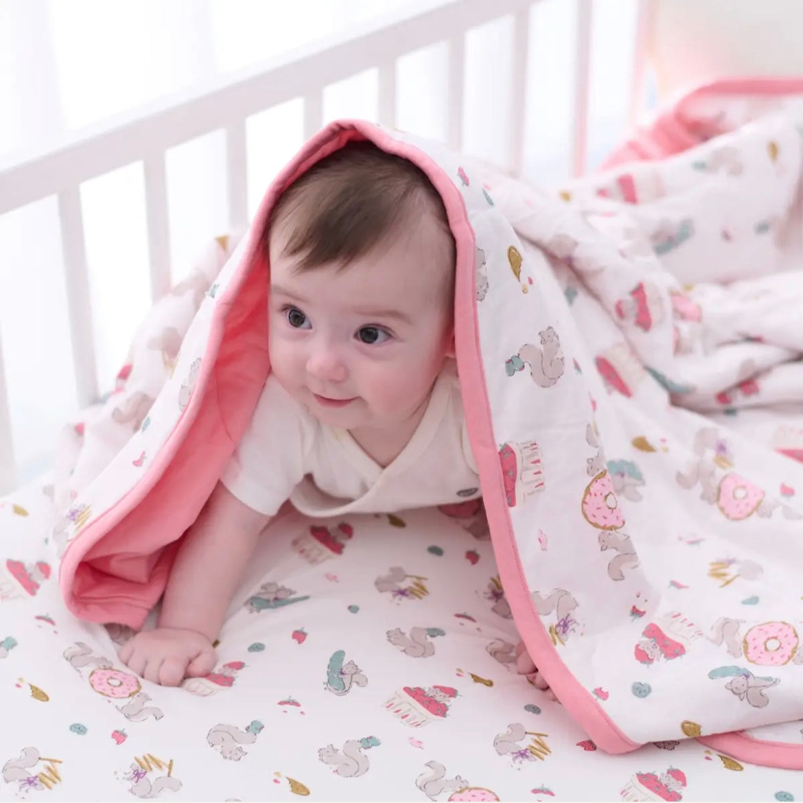 Nest Designs-Cozy Blanket-Small-Very Squirrelly