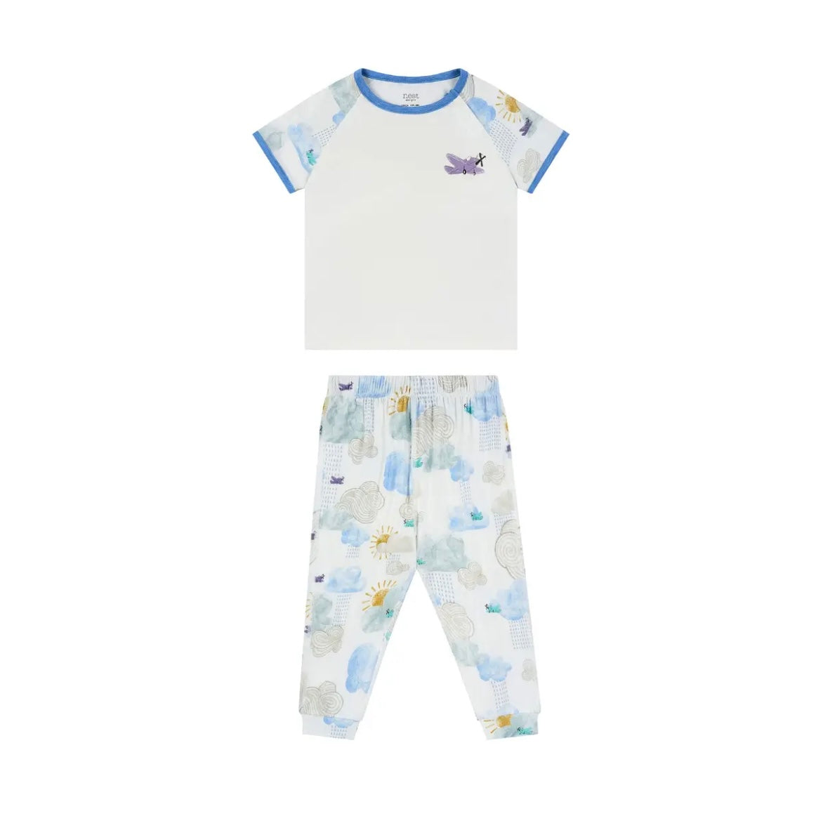 Nest Designs-Short Sleeve Play Set Fluffy Puffs