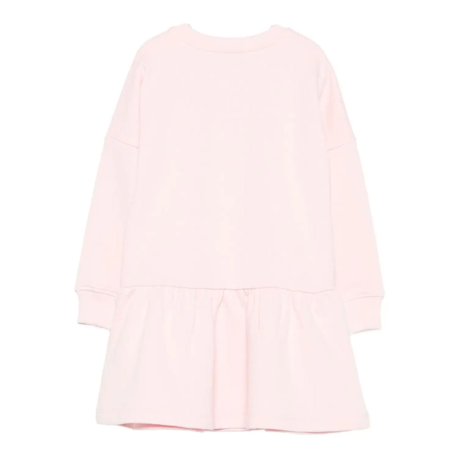 Moschino-Girls Sugar Rose Teddy Bear Logo Dress