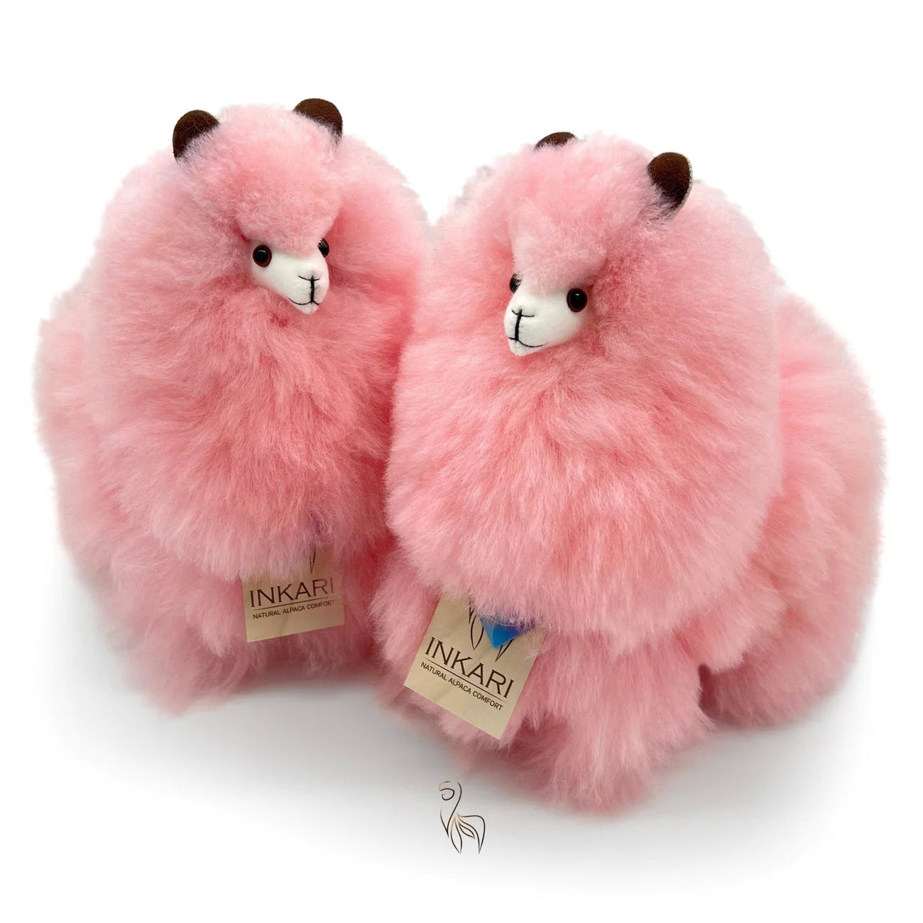 Inkari-Rainbows-Alpaca Toy Medium Cotton Candy