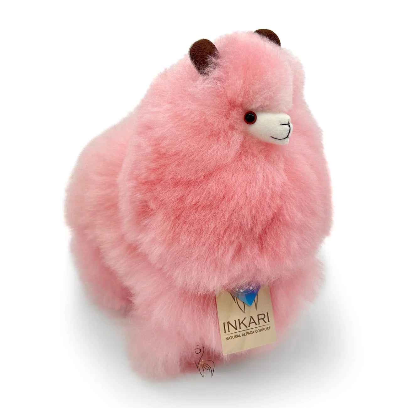 Inkari-Rainbows-Alpaca Toy Medium Cotton Candy