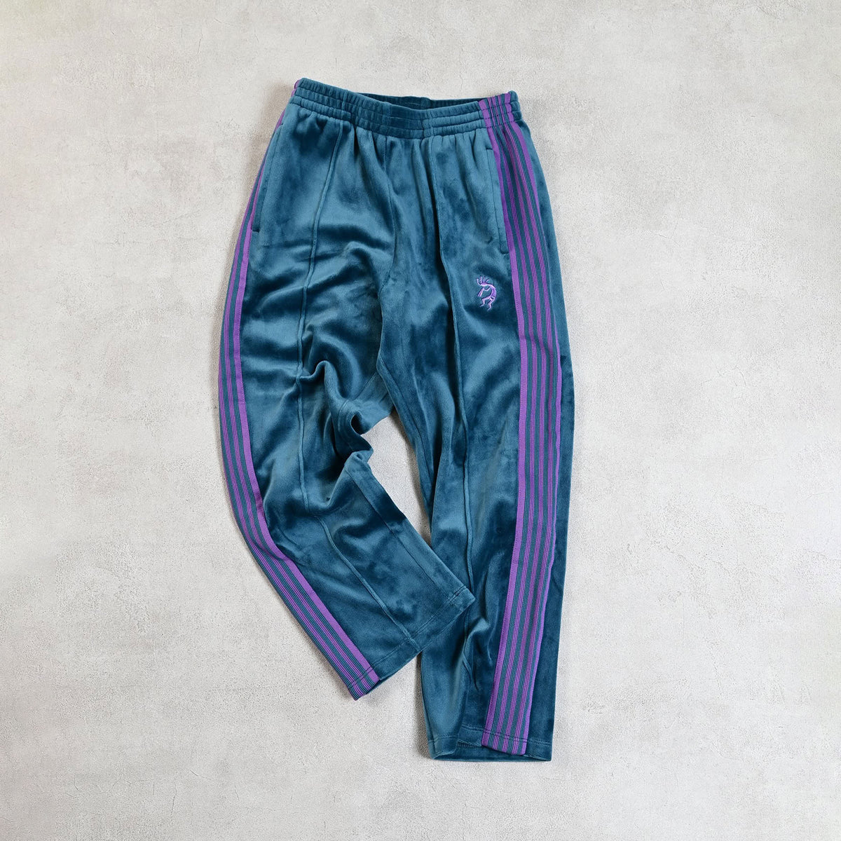 Markey's-Velour Track Pants Green