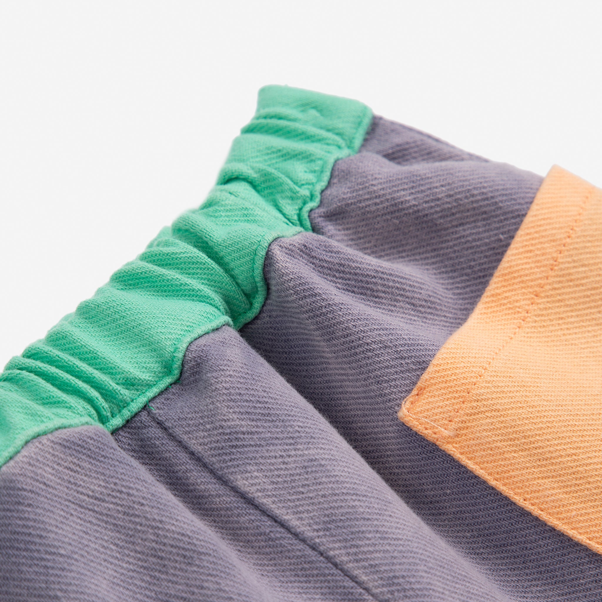 Bobo Choses-Baby Purple Color Block Woven Pants