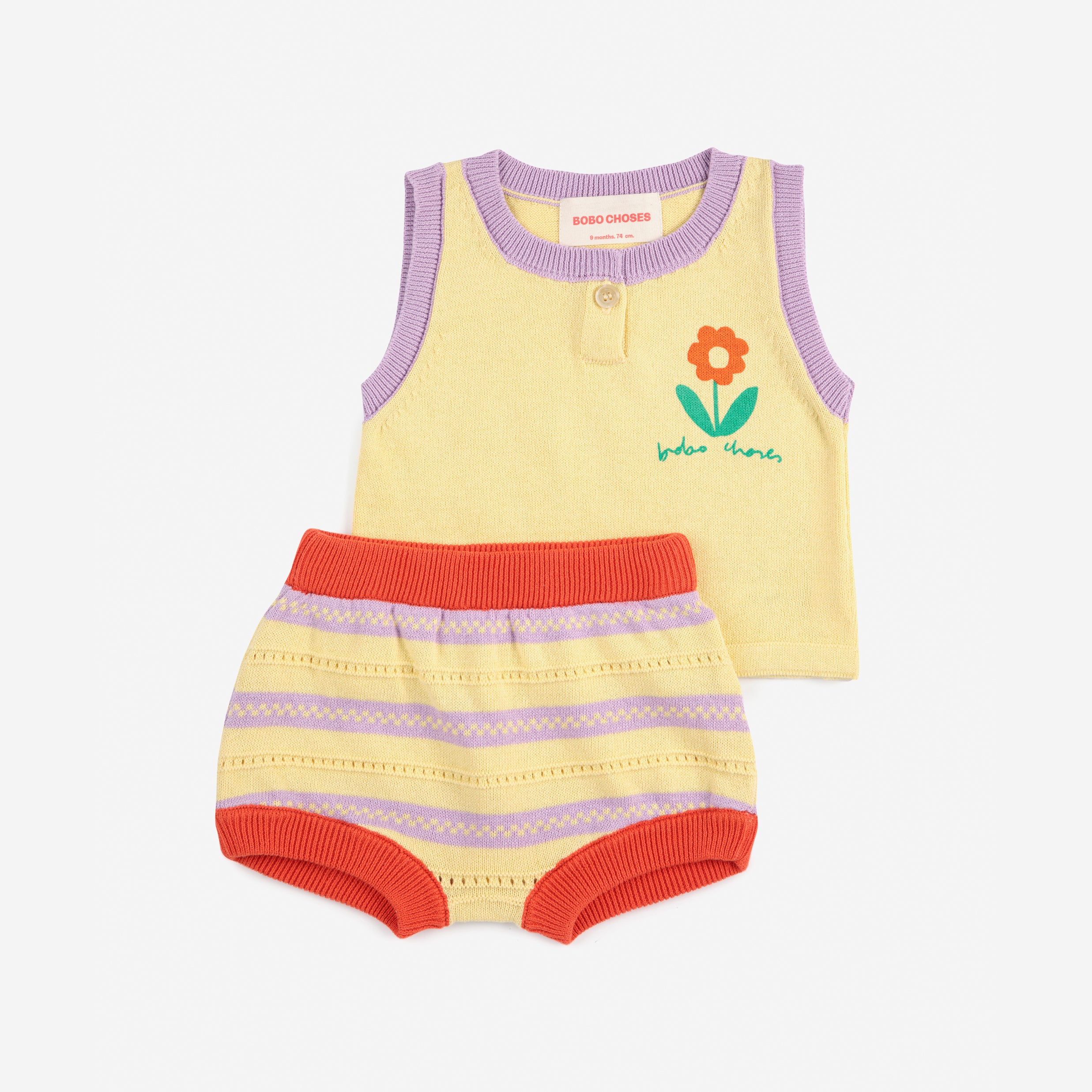 Bobo Choses-Baby Flower Knitted Set(2 Pack)