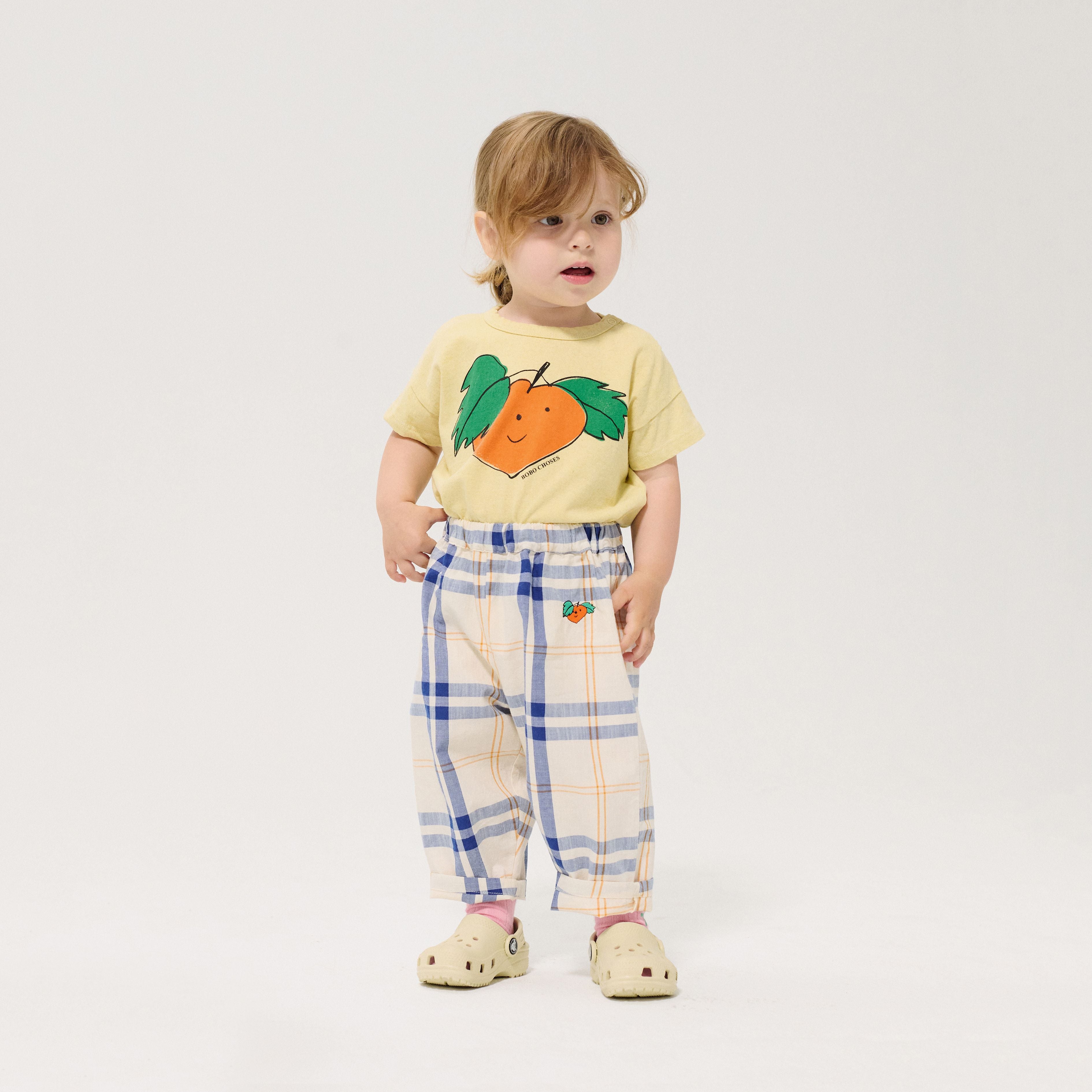 Bobo Choses-Baby Fun Tartan Woven Pants Multicolor