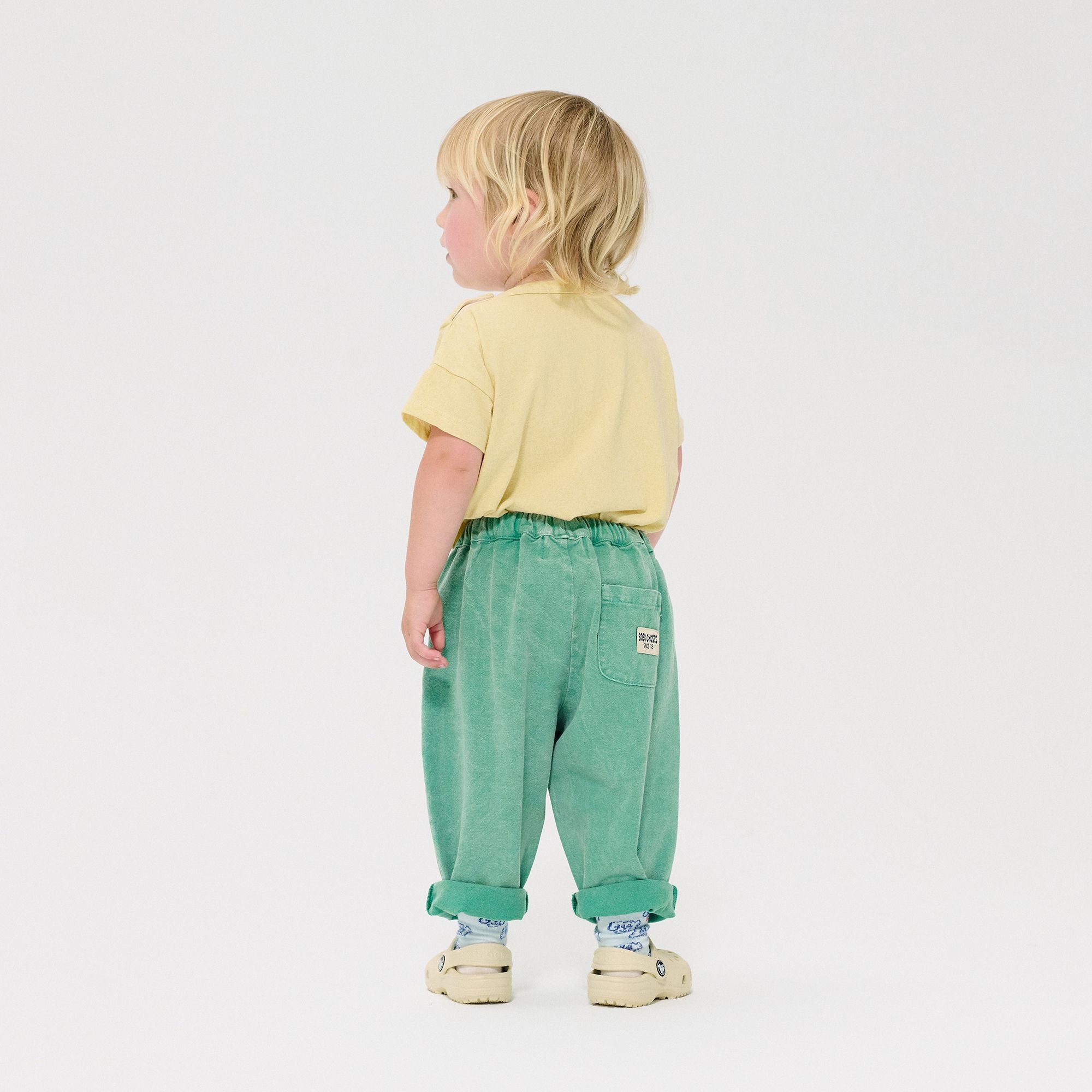 Bobo Choses-Baby Bobo Choses Since 09 Woven Pants Green