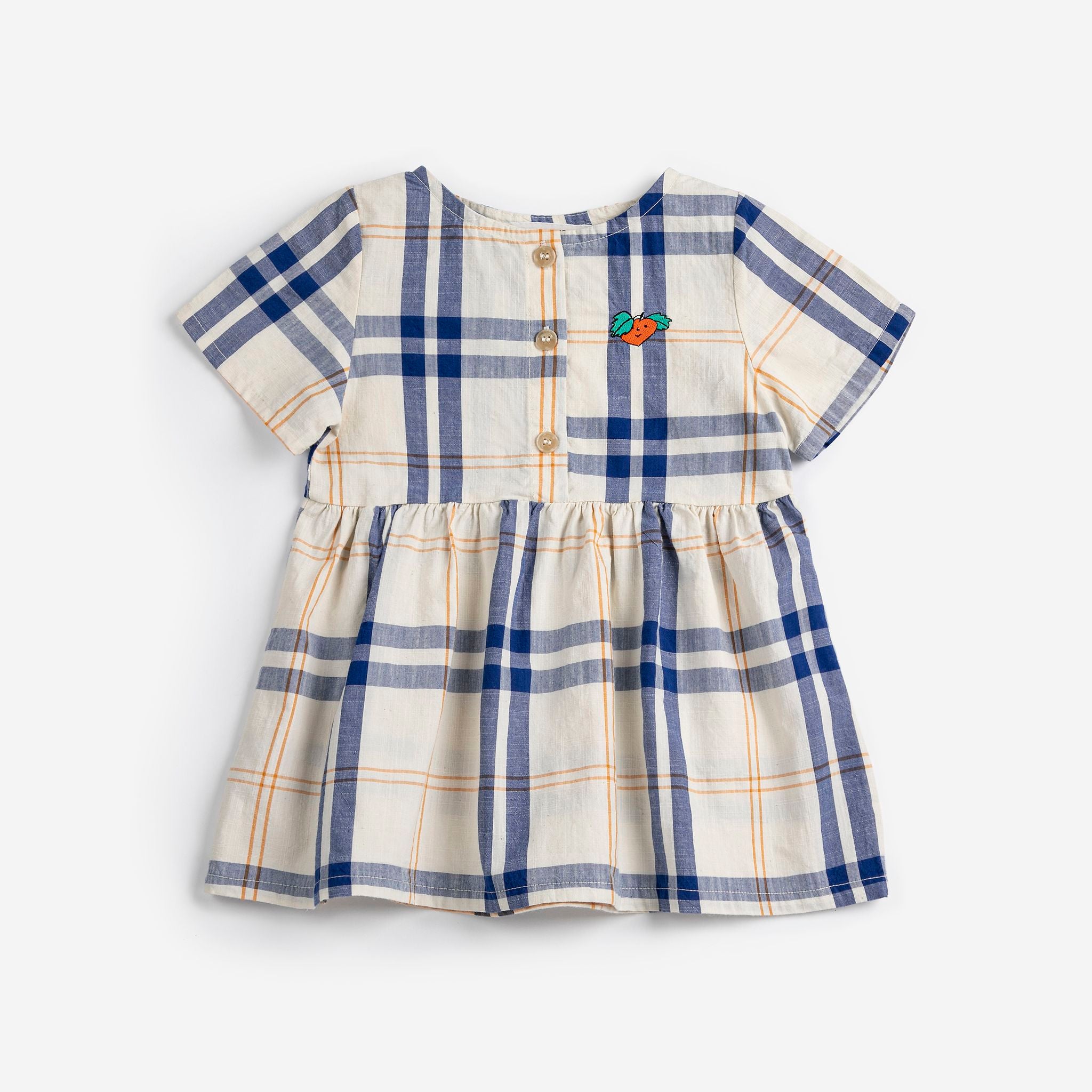 Bobo Choses-Baby Fun Tartan Woven Dress Multicolor