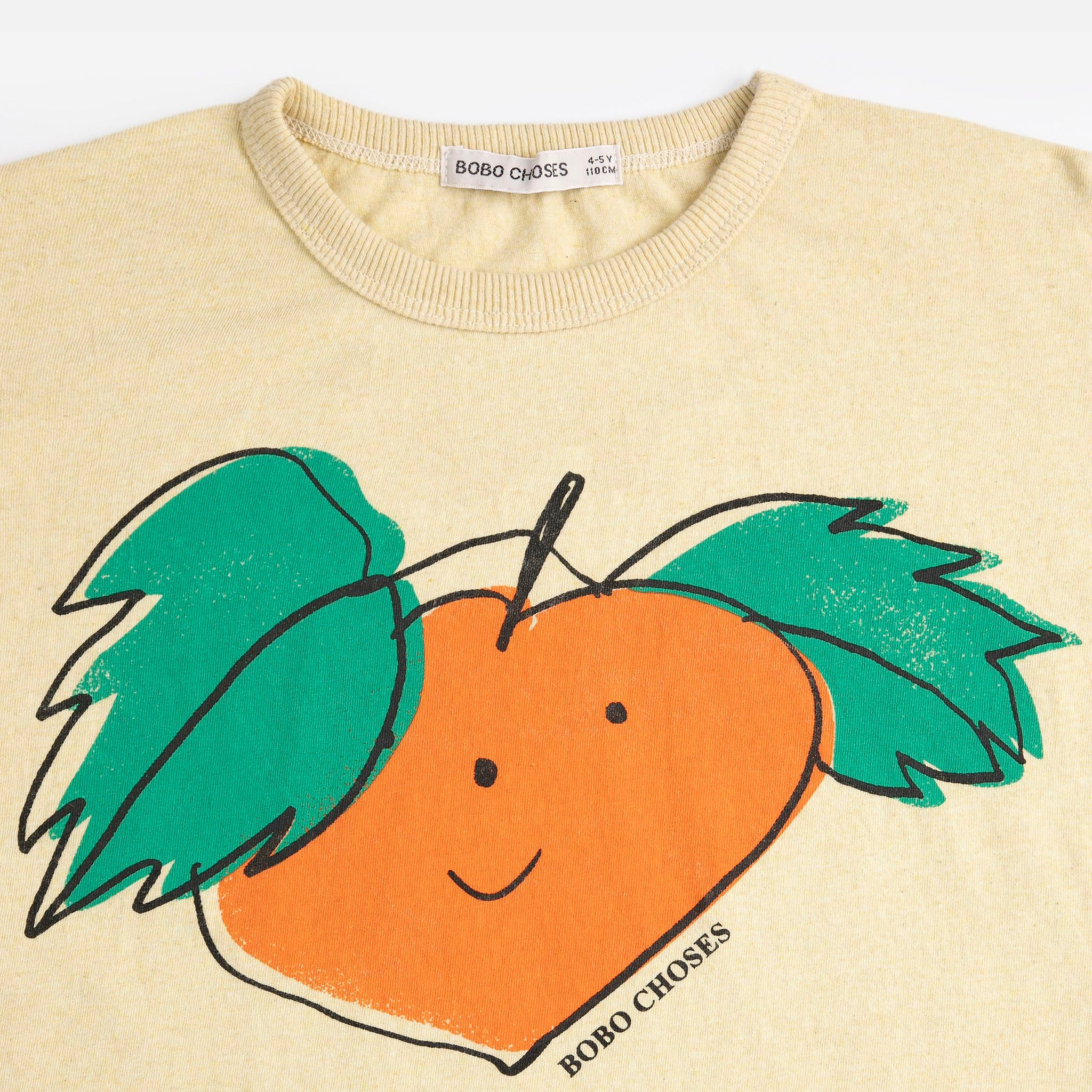 Bobo Choses-Kid Tangerine T-Shirt Yellow