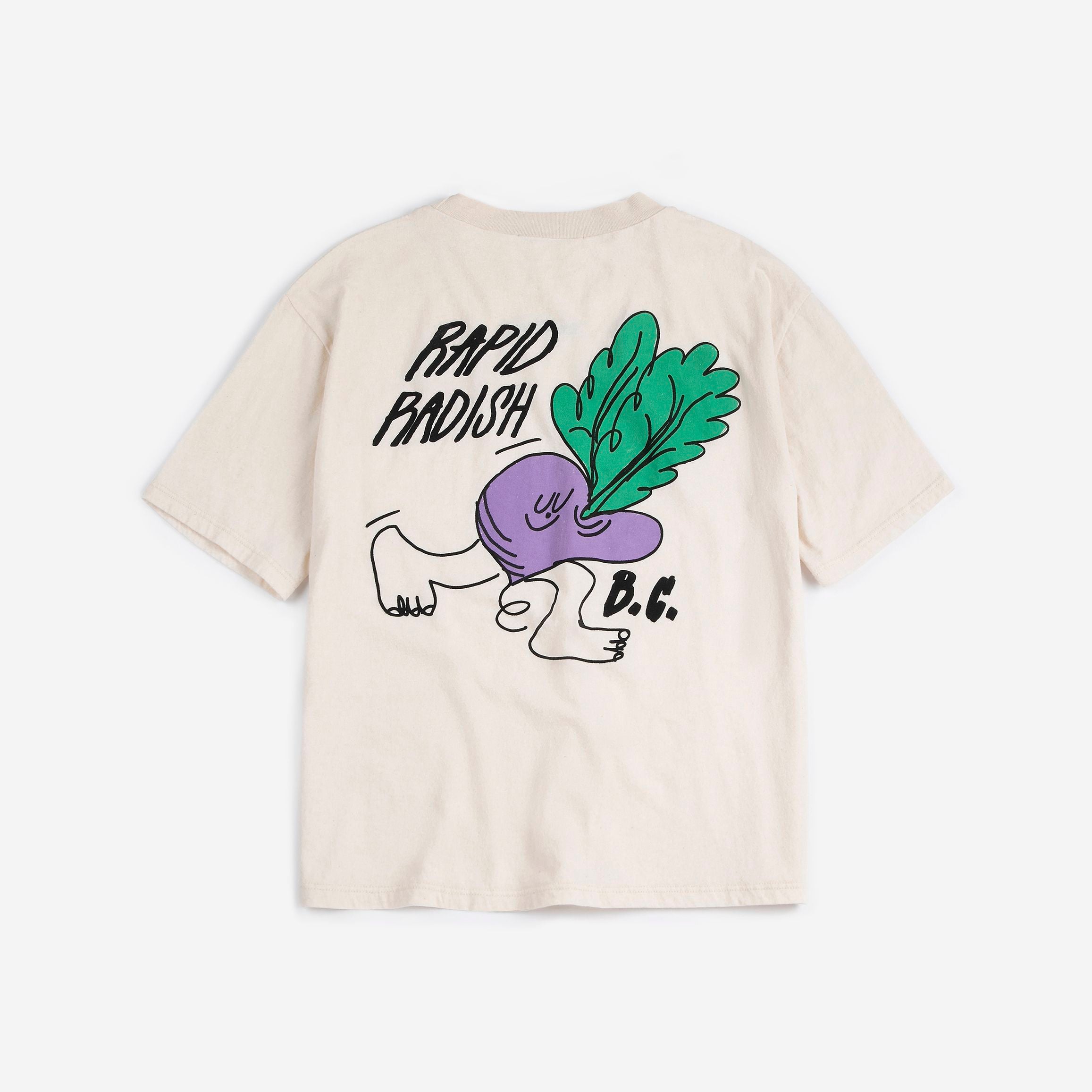 Bobo Choses-Kid Rapid Radish Oversized T-Shirt Offwhite