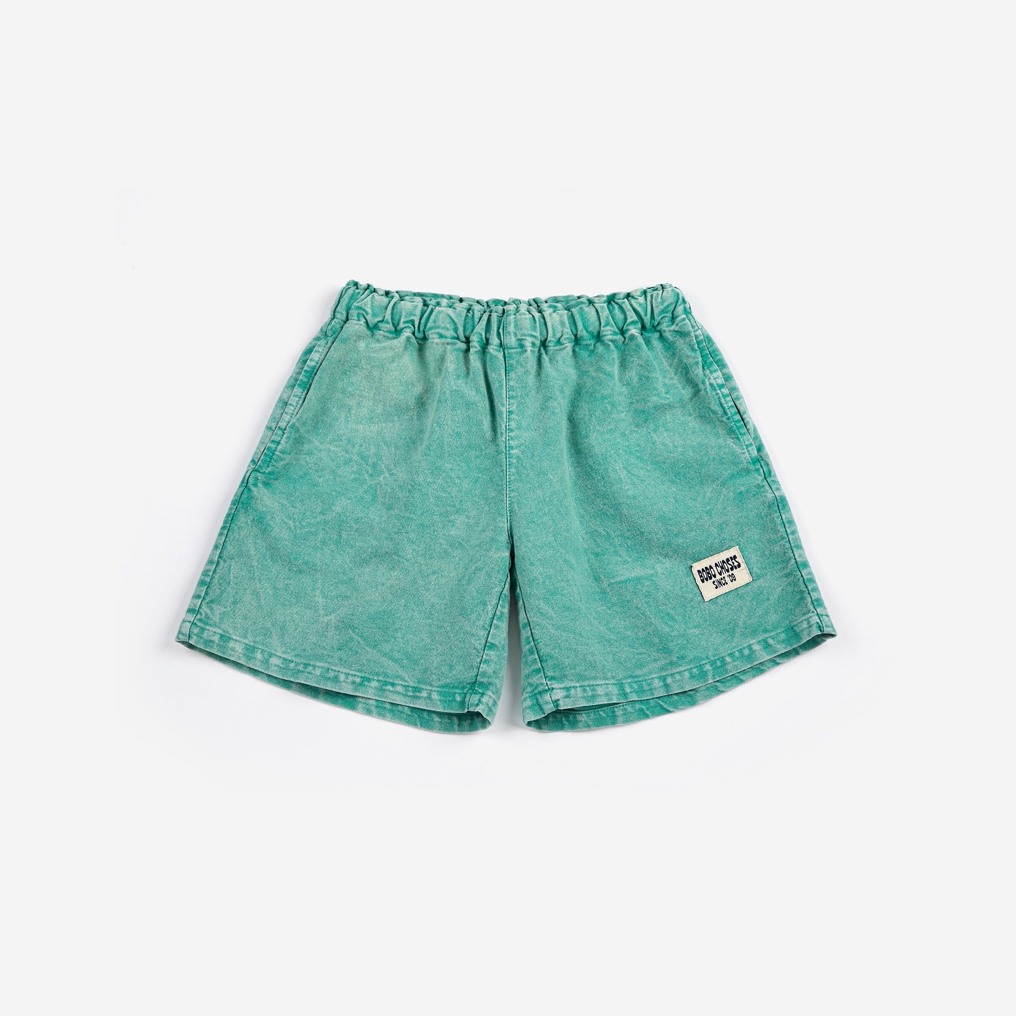 Bobo Choses-Kid Bobo Choses Since 09 Woven Bermuda Shorts Green