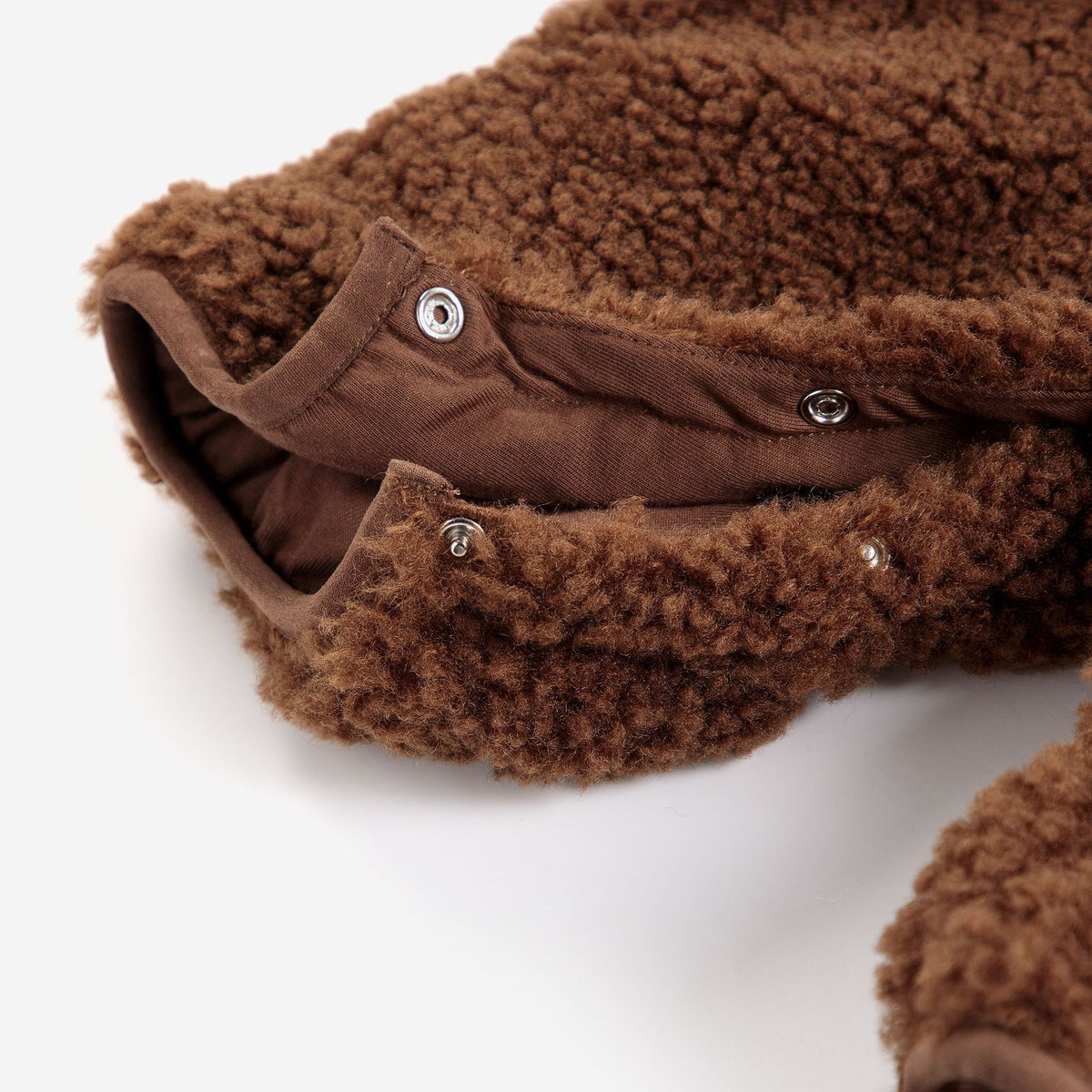 Bobo Choses-Baby Bobo Choses Sheepskin Overall Dark Brown