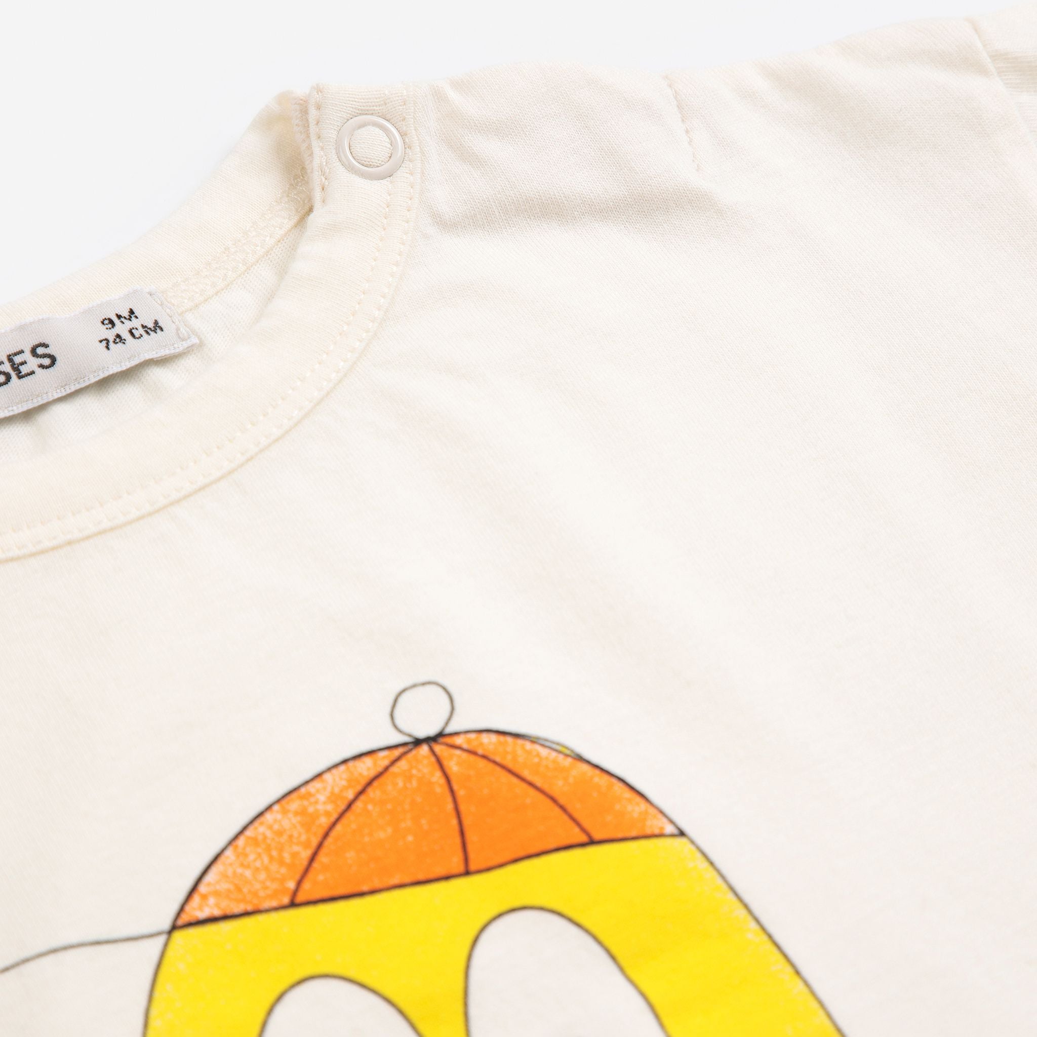 Bobo Choses-Baby Bigtooth Lemon T-Shirt Offwhite