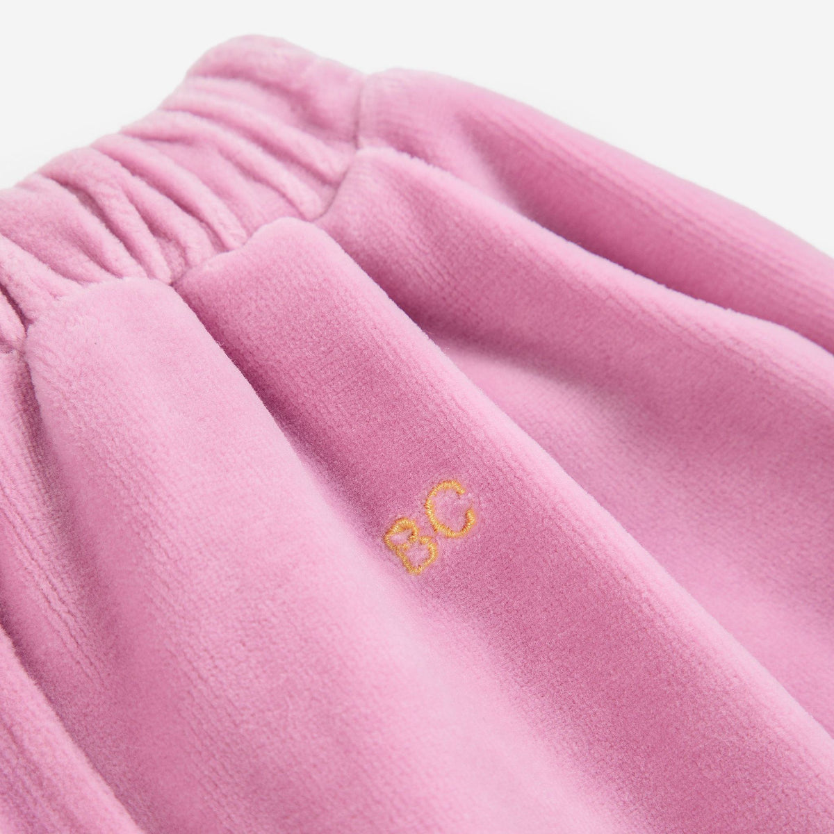 Bobo Choses-Baby Bc Velvet Jogging Pants Pink