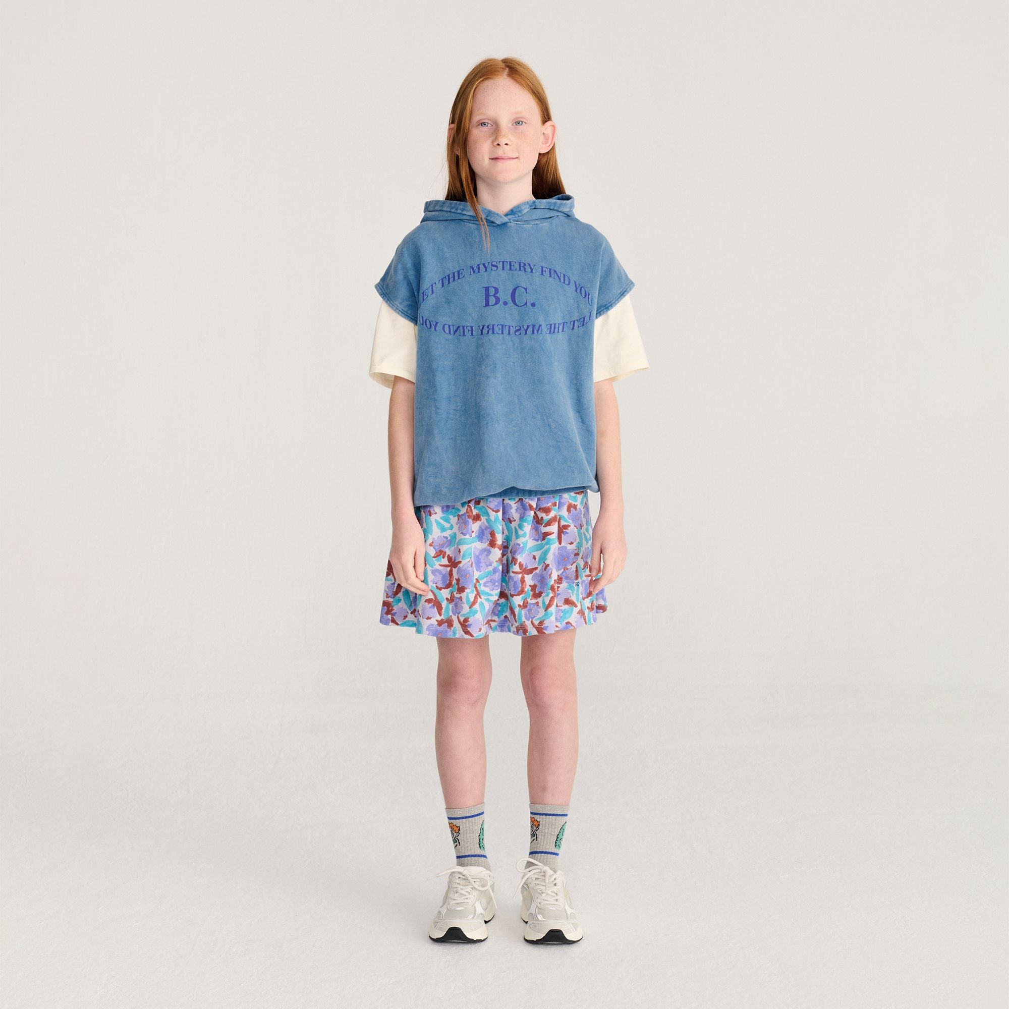Bobo Choses-Kids Mystery Bc Sleeveless Hoodie Blue