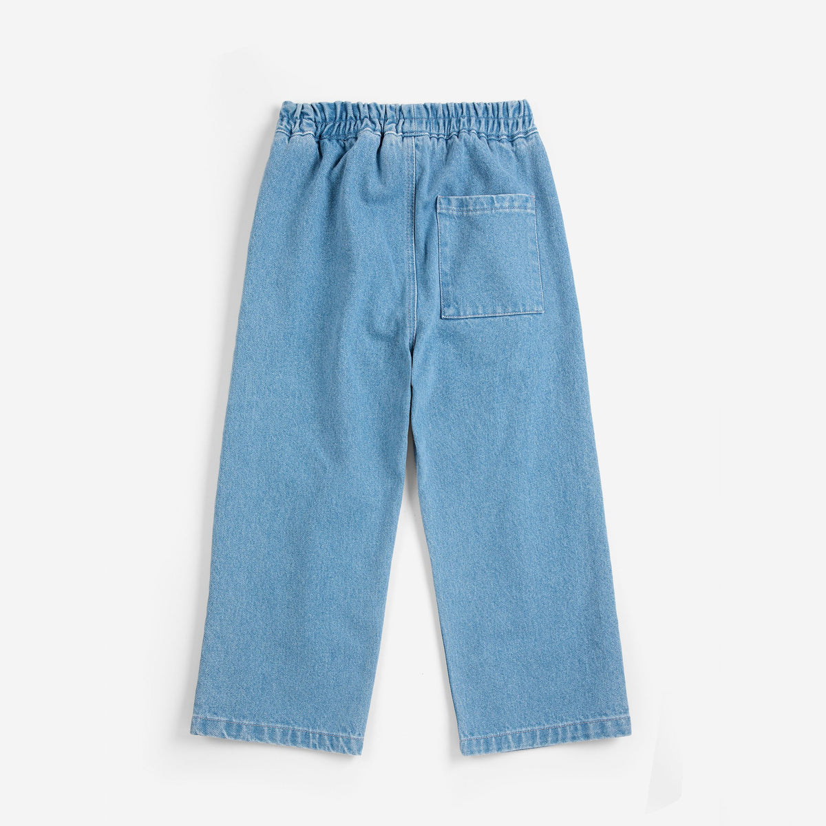 Bobo Choses-Kids Bobo Choses Embossed Denim Pants Blue