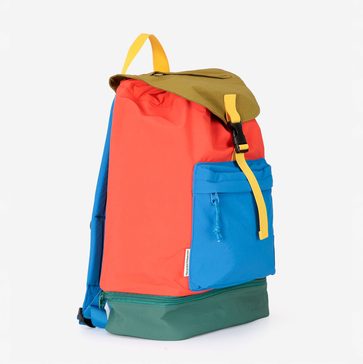 Bobo Choses-Boy Beast Tag Color Block Backpack Red
