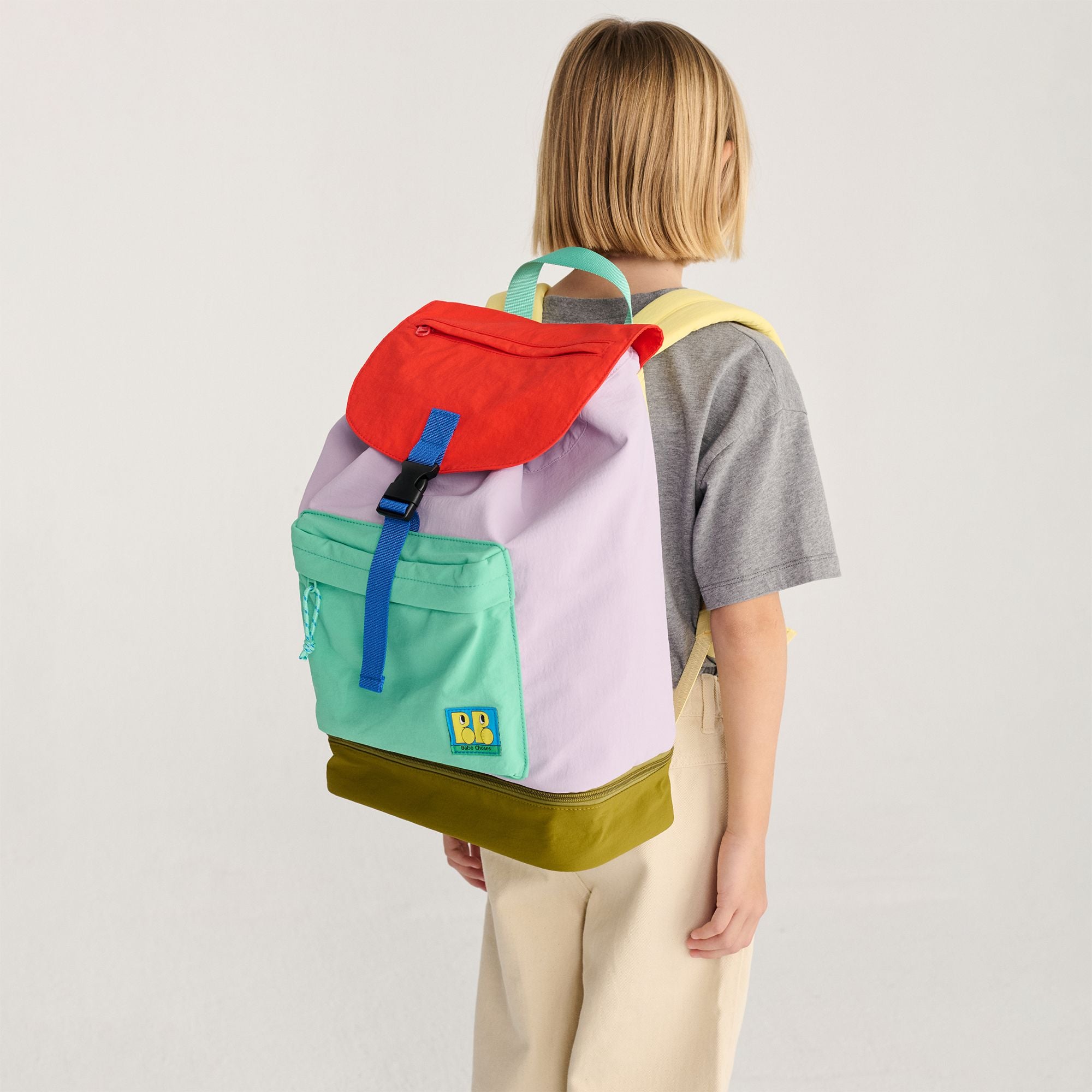 Bobo Choses-Girl Booo Bo Choses Tag Backpack Lavender