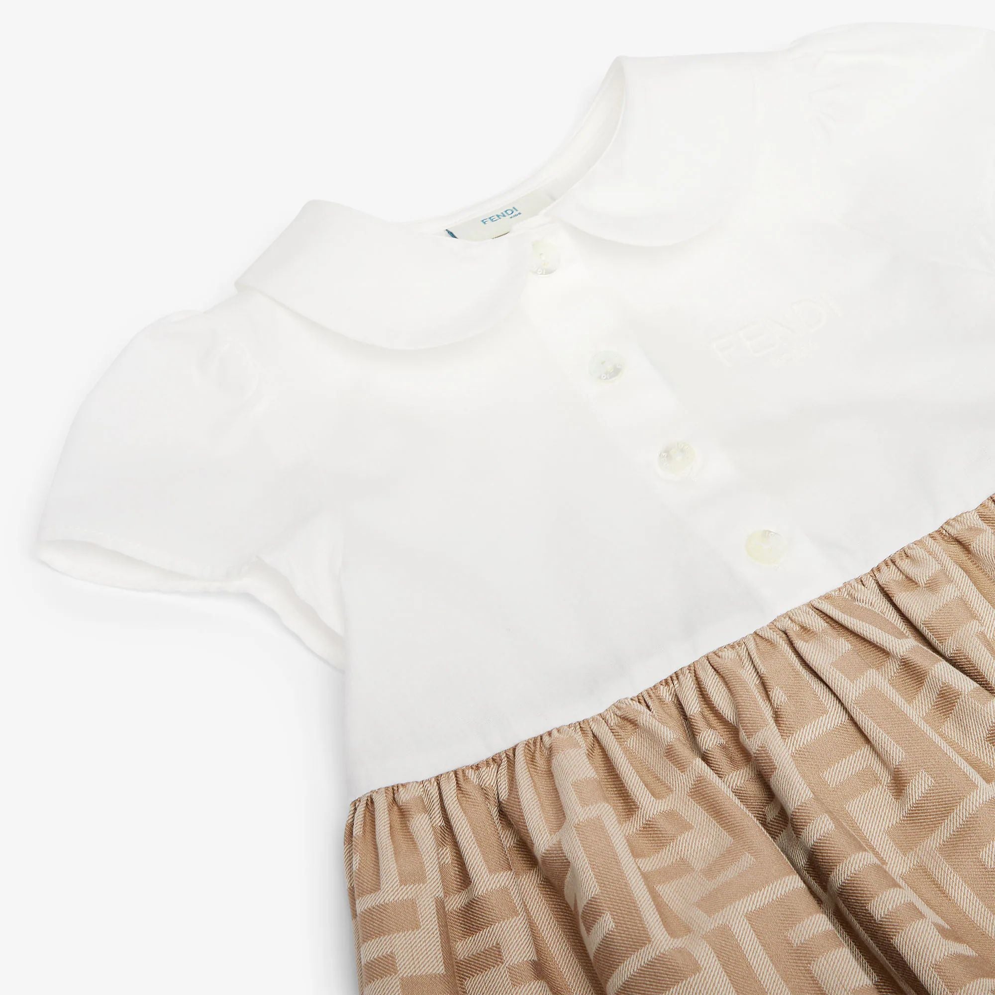 Fendi-Baby Girl SS FF Allover Skirt Dress Trench