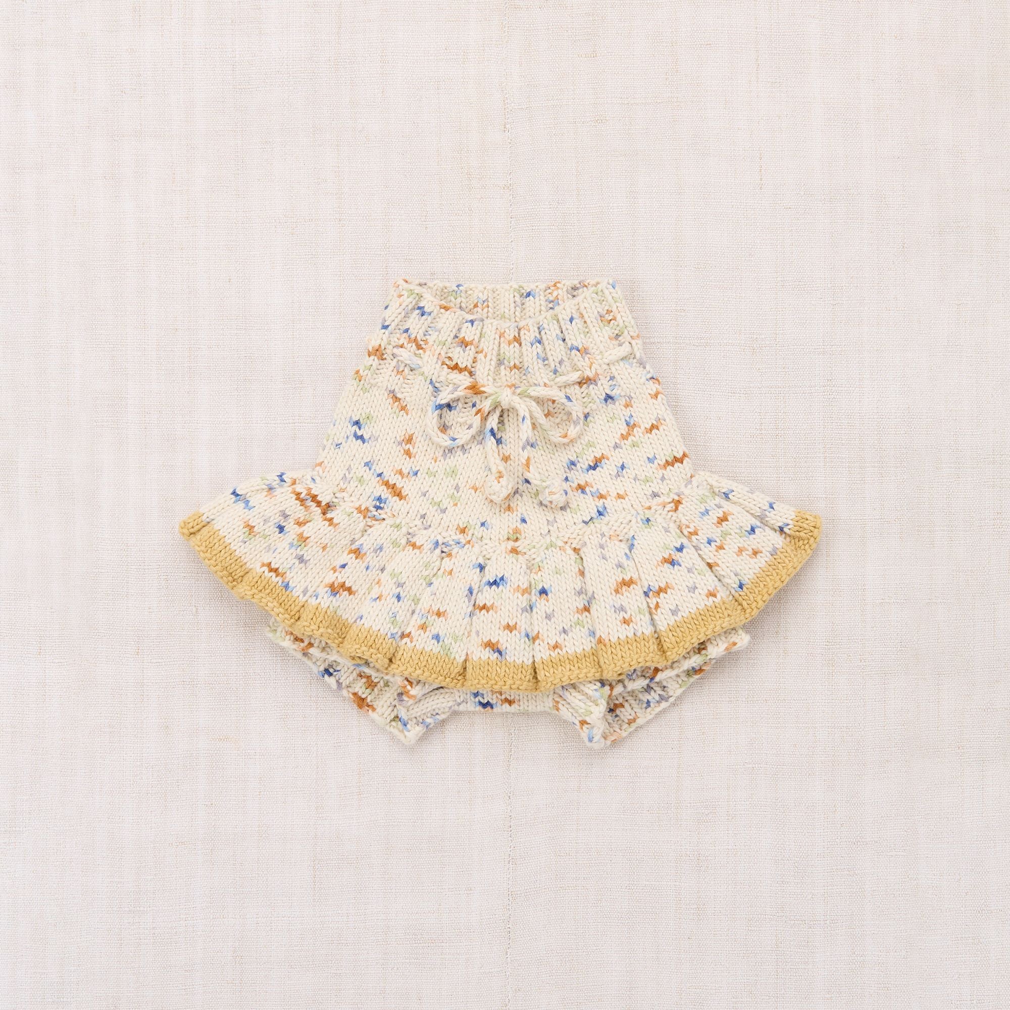 Misha & Puff-Girls Skating Pond Skirt Seashore Confetti