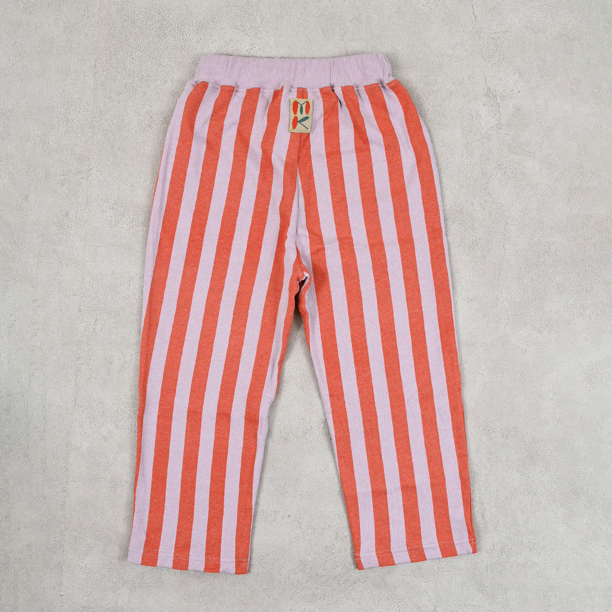 Markey's-Mini Fleece Stripe Long Pants Orange Stripe
