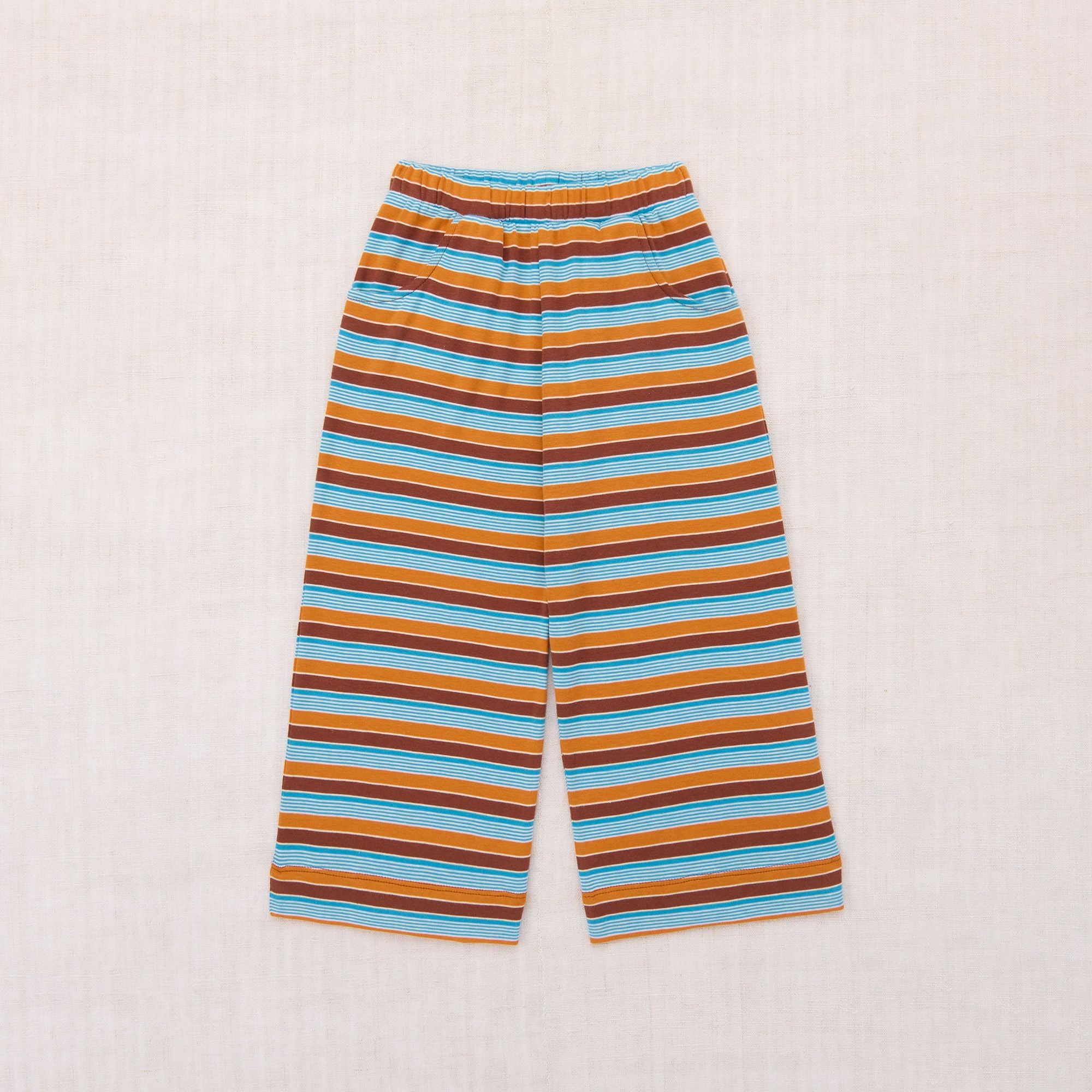Misha & Puff-Kids Beach Pant Bright Sky Avenue Stripe