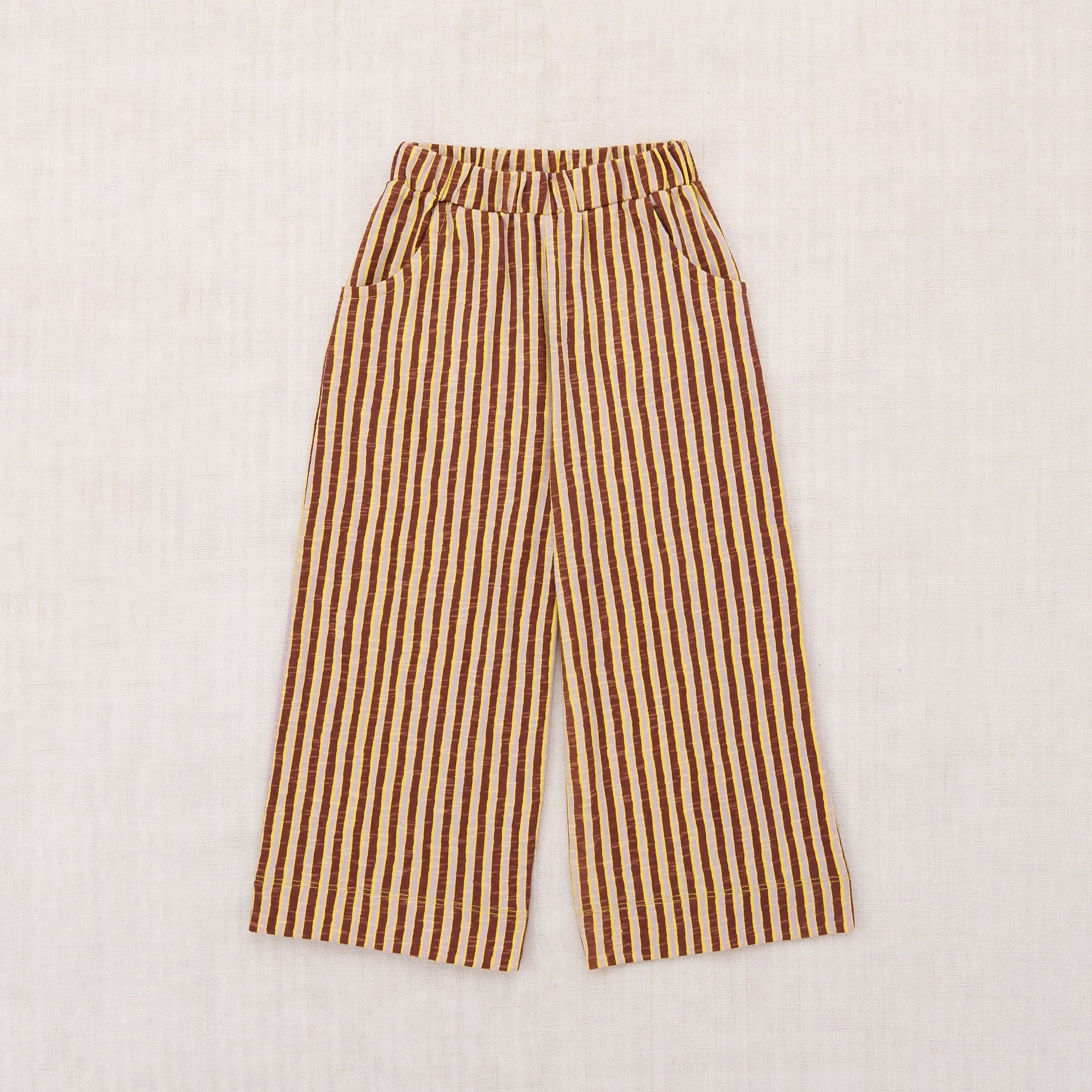 Misha & Puff-Kids Beach Pant Cola Painterly Stripe