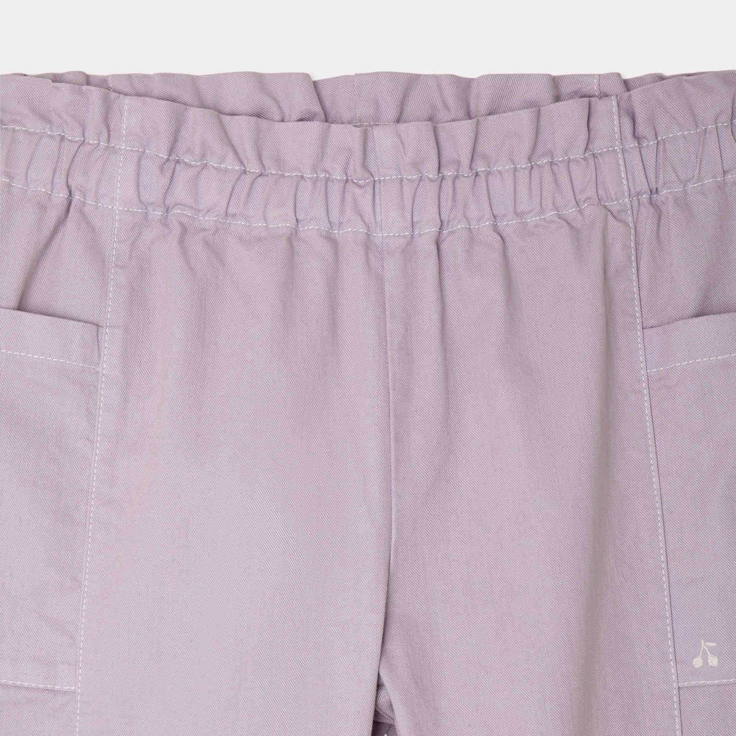 Bonpoint-Tiche trousers in organic cotton Lilas