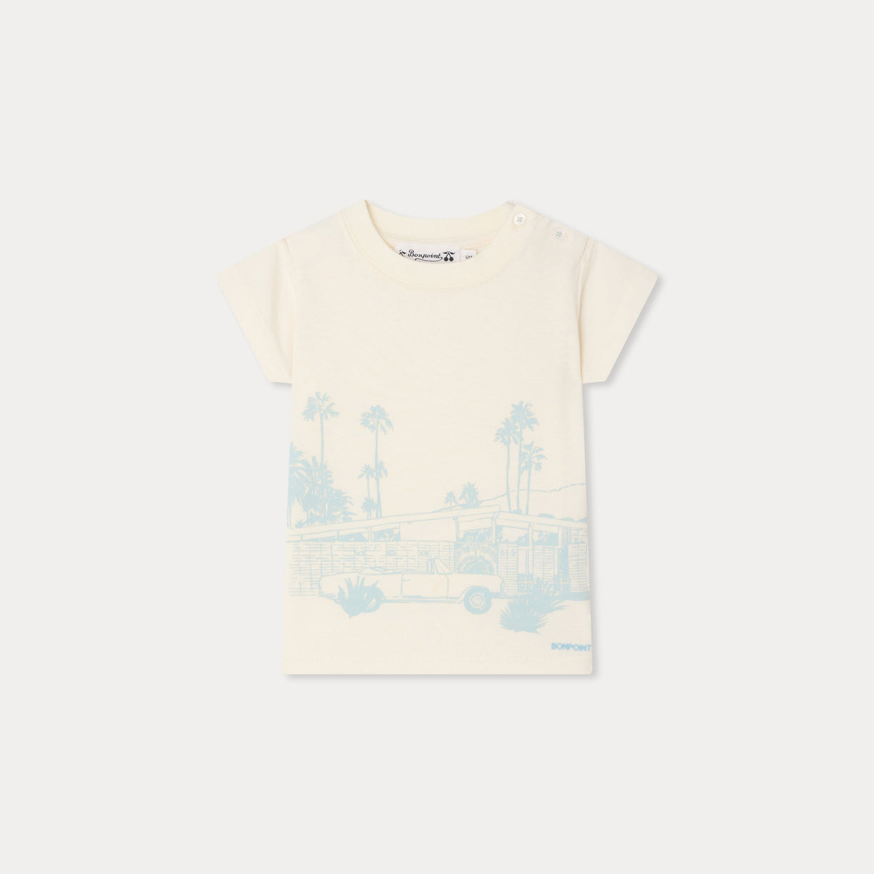 Bonpoint-T-Shirt Tom Upb Ivoire