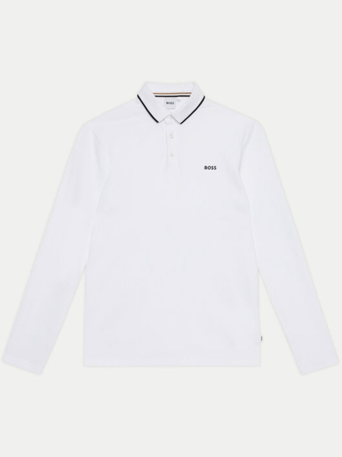 MINI ME LS POLO-WHITE
