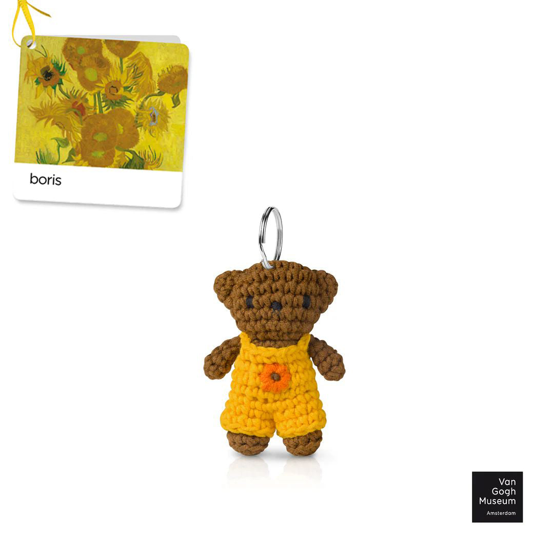 Miffy-Handmade Crochet Boris Keychain Yellow