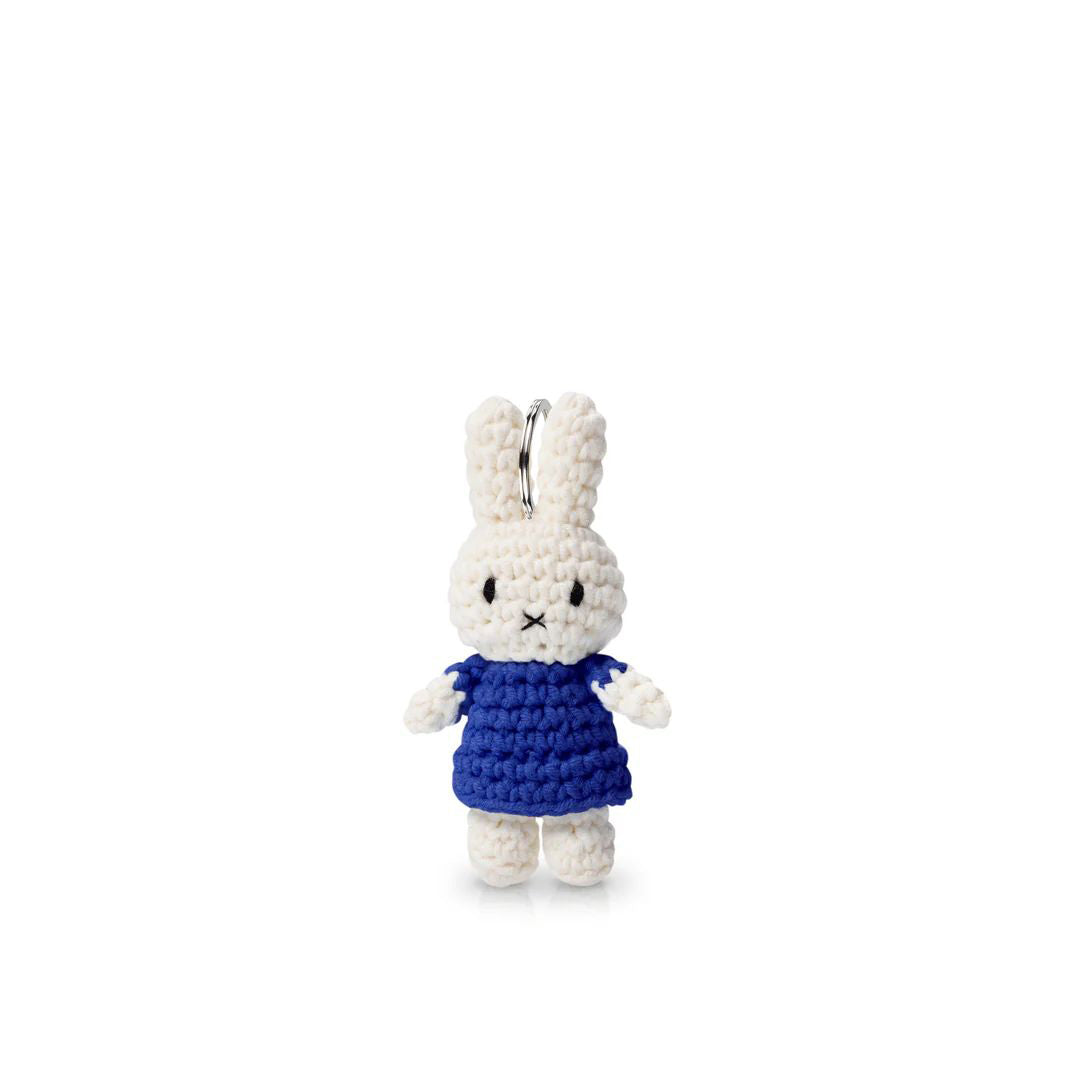 Miffy-Handmade Crochet Miffy Keychain Navy