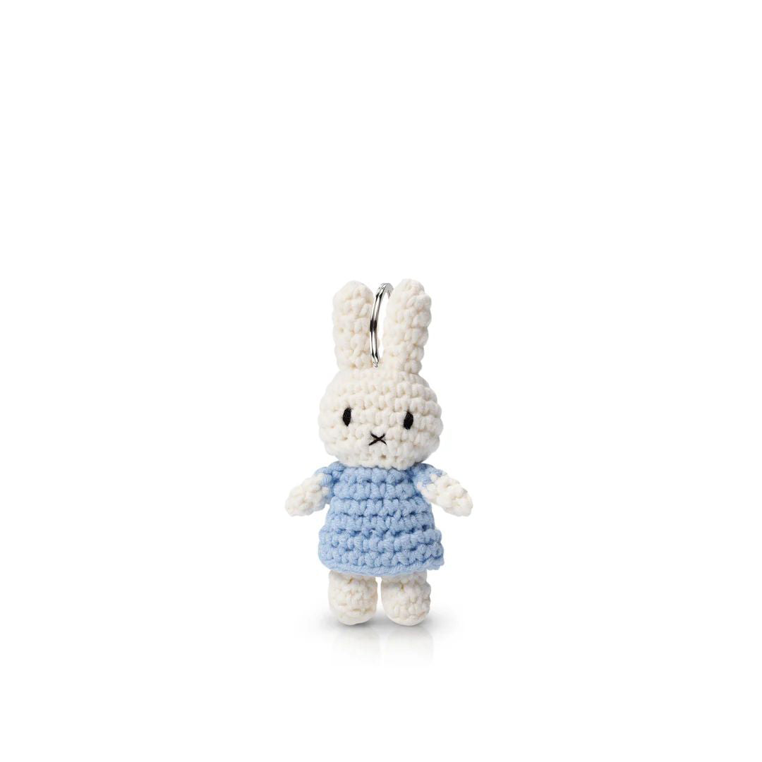 Miffy-Handmade Crochet Miffy Keychain Pastel Blue