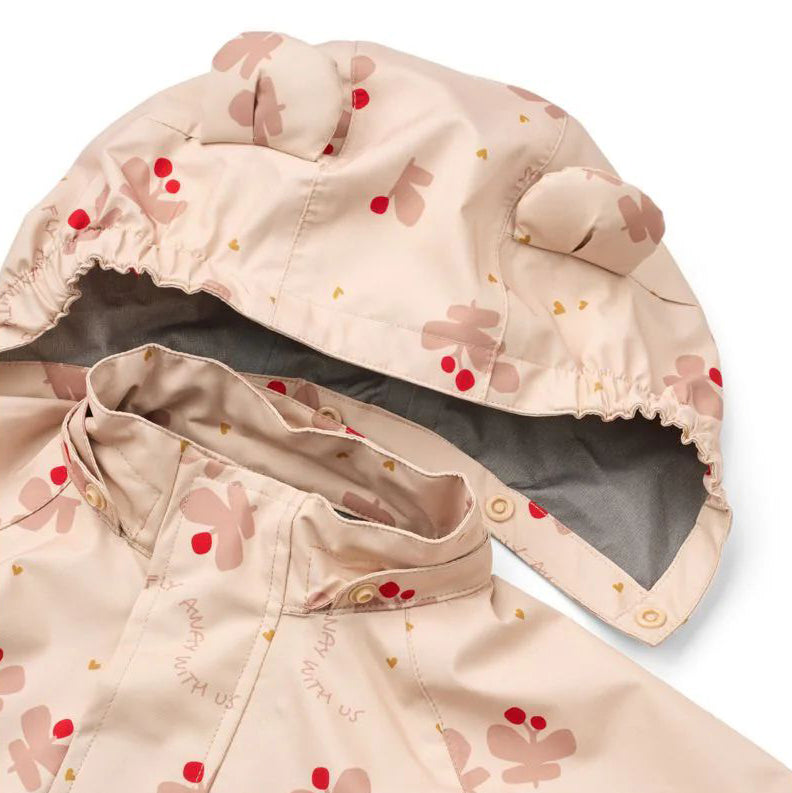 Liewood-Manu Rainwear Set Butterfly / Apple blossom
