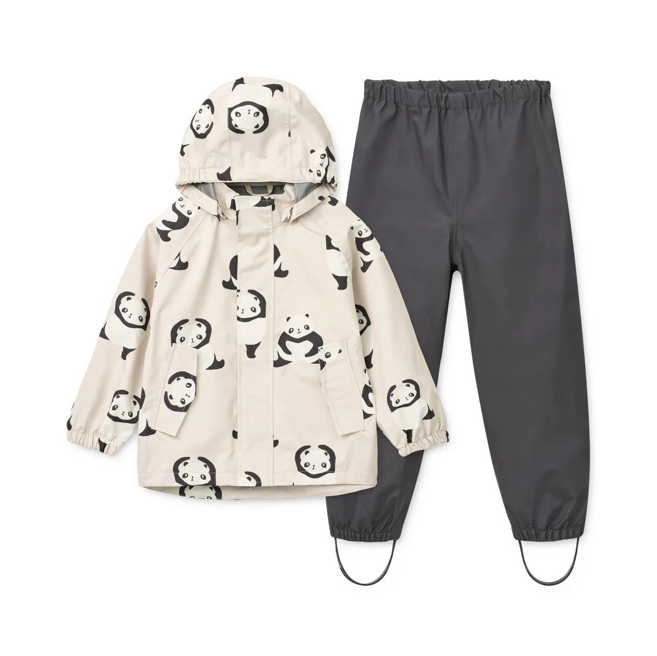 Liewood-Pedia Rainwear Set Panda / Sandy