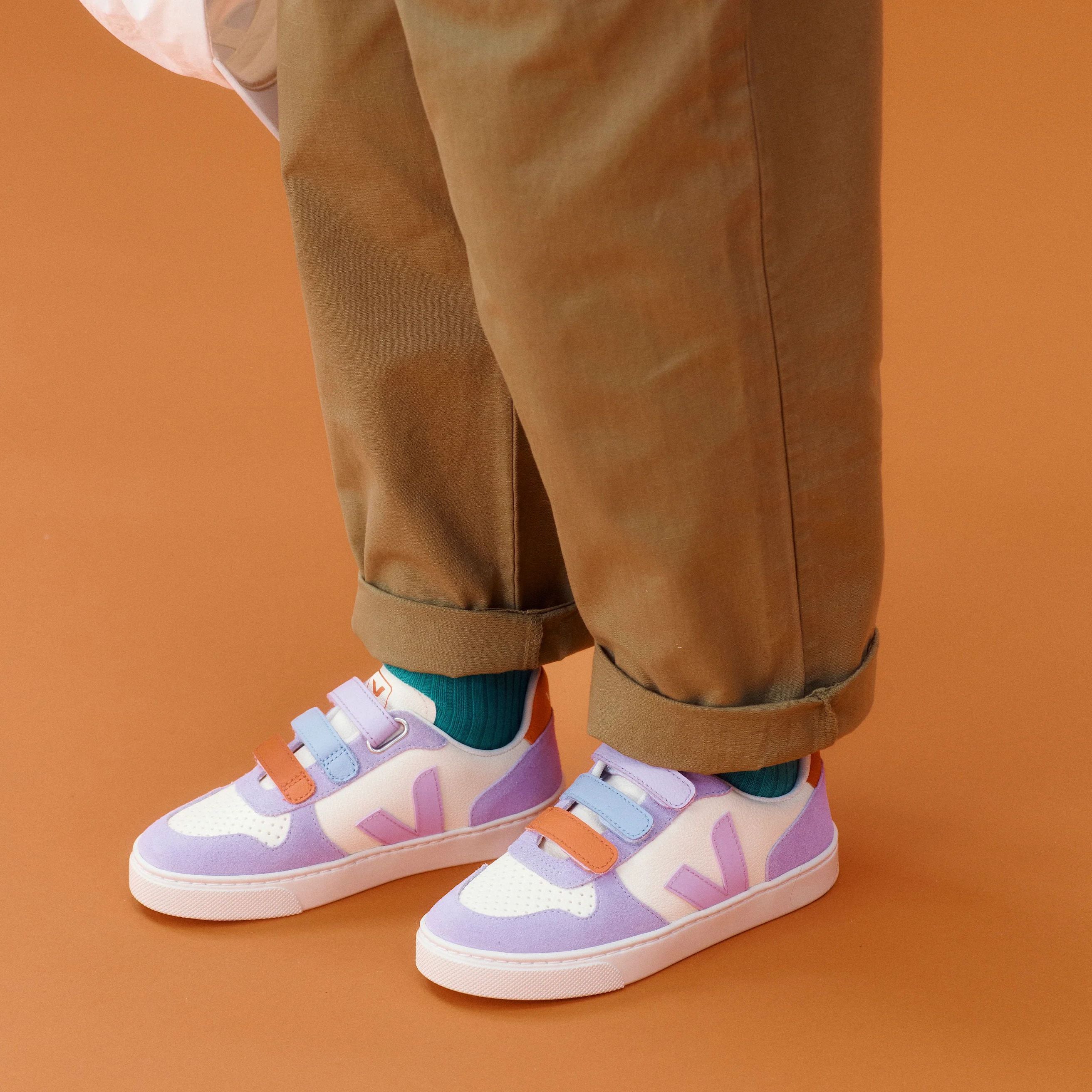 Veja-Small V-10 Cashew Multico Orchid