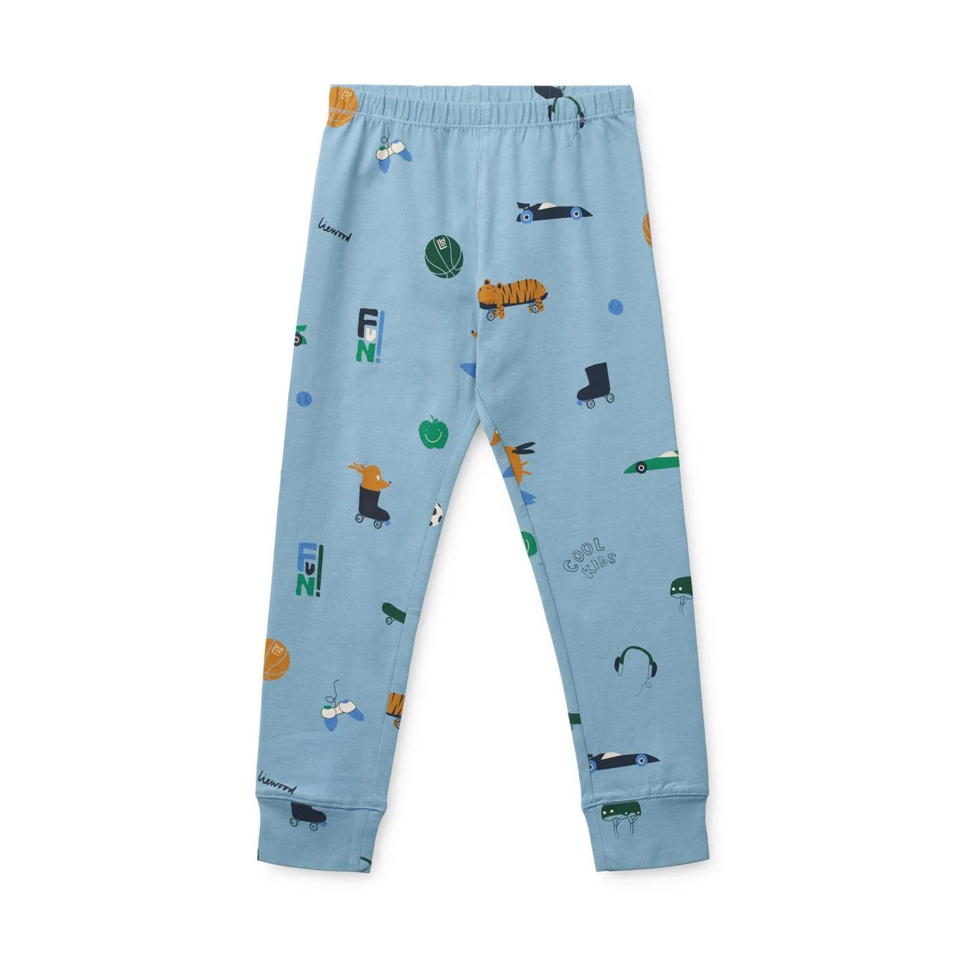 Liewood-Wilhelm Printed Pyjamas Set Dog / fun / beach blue / mix
