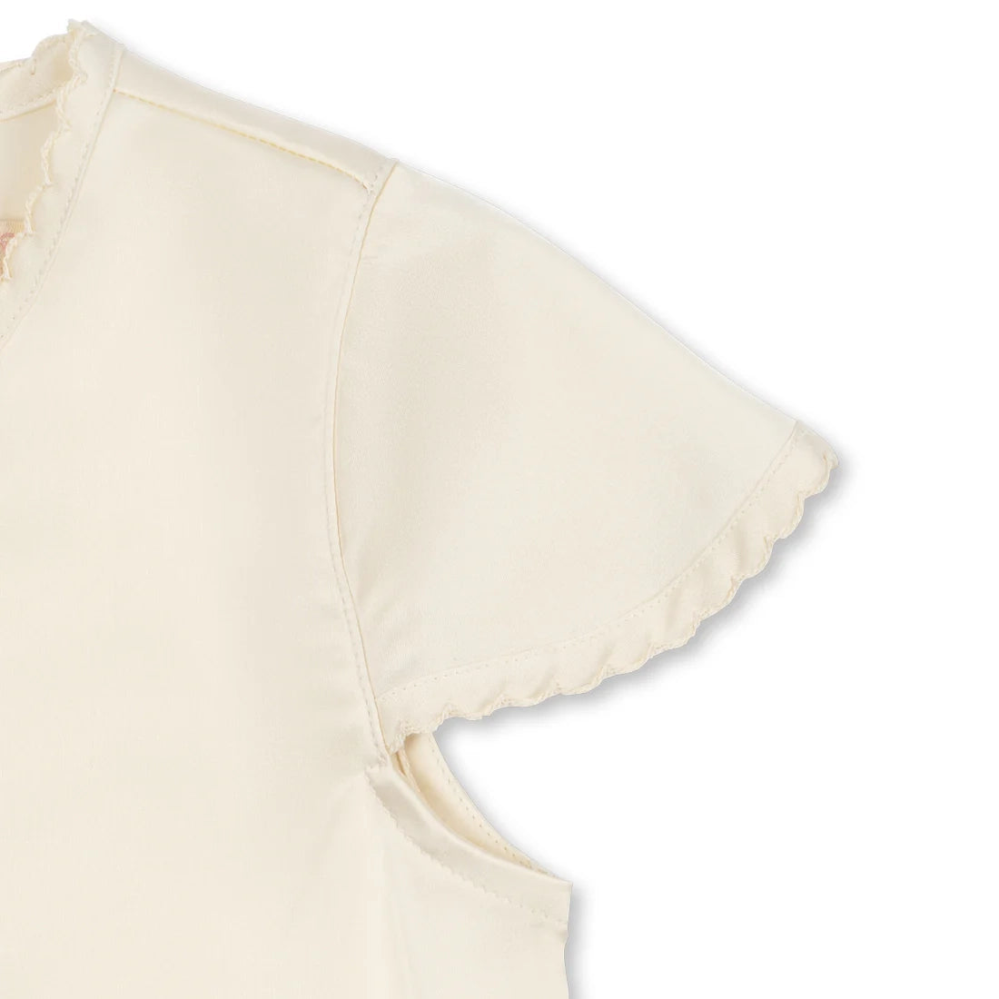 Konges Sløjd-Girl Sheeny Ss Top Buttercream