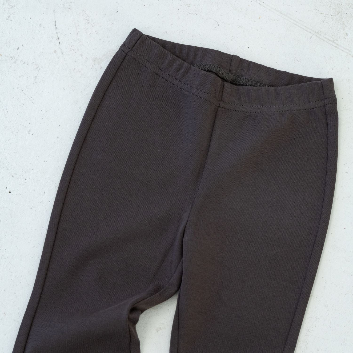 Solii + Solä - Girls Flare Cotton Pants Charcoal