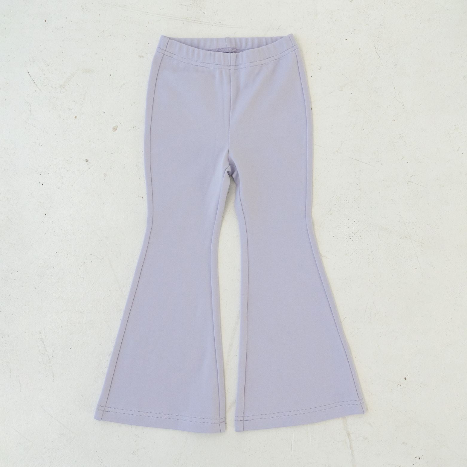 Solii + Solä - Girls Flare Cotton Pants Lilac