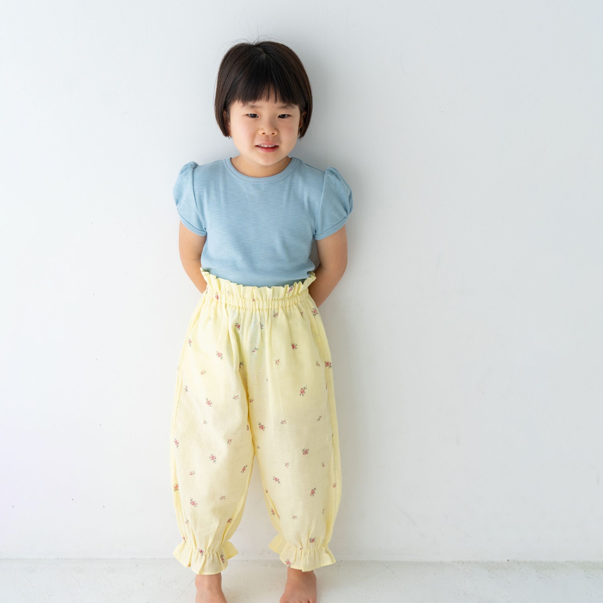 Solii + Solä - Girls Aladdin Pants Lemon