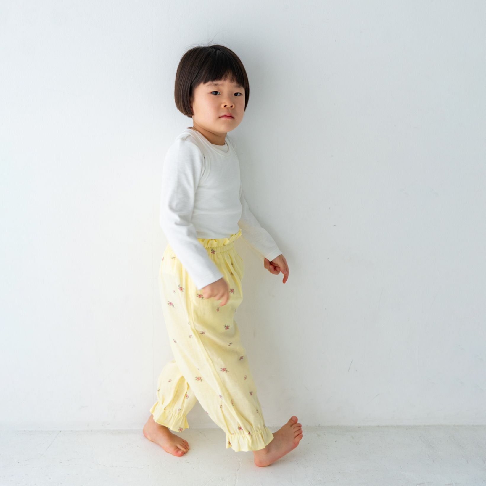 Solii + Solä - Girls Aladdin Pants Lemon