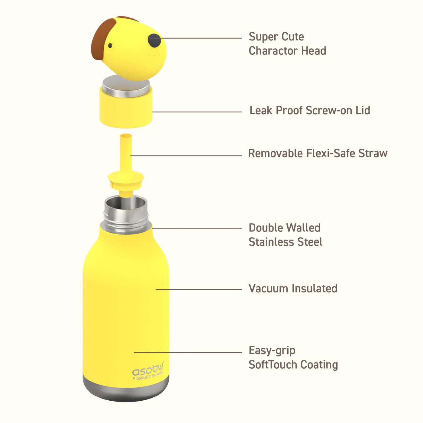 Asobu-Doggie Festie Bottle