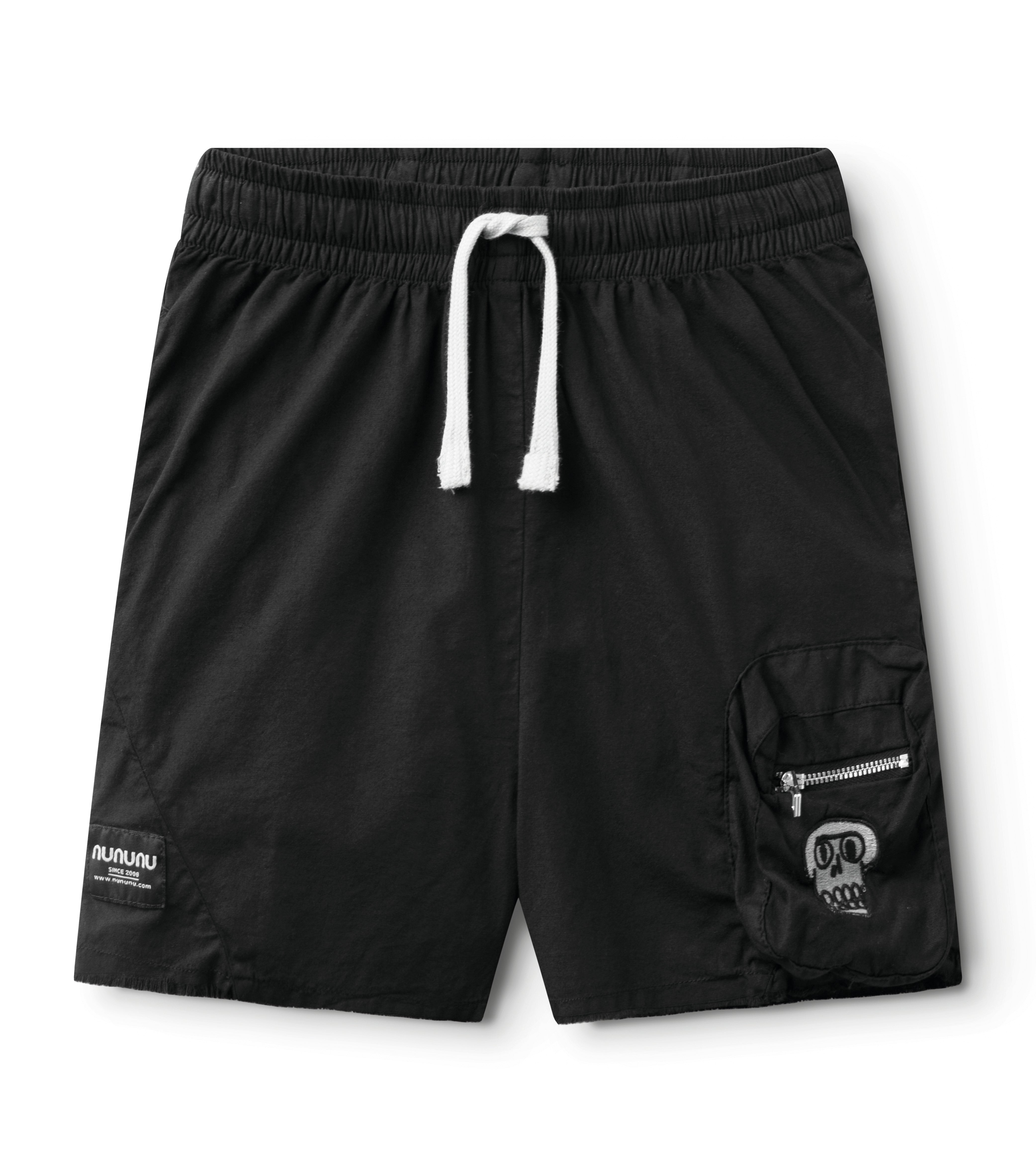 FEATHER CARGO SHORTS BLACK