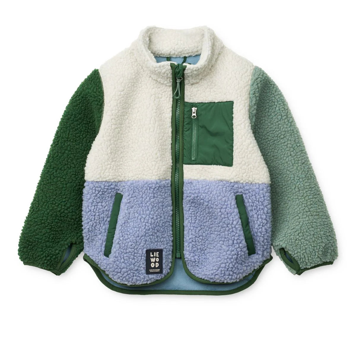 Liewood-Nolan Pile Jacket Dusty lavender multi mix