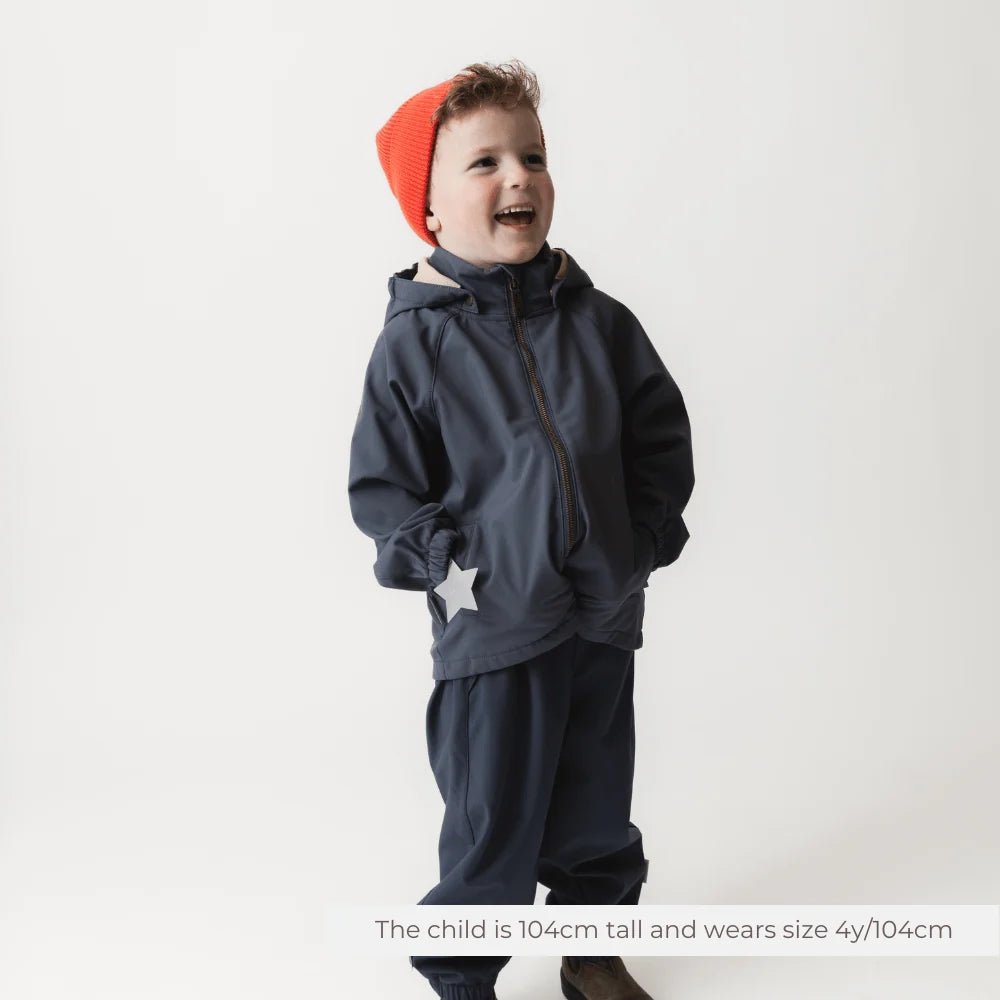 Mini A Ture-MATADEN softshell jacket. GRS Ombre blue