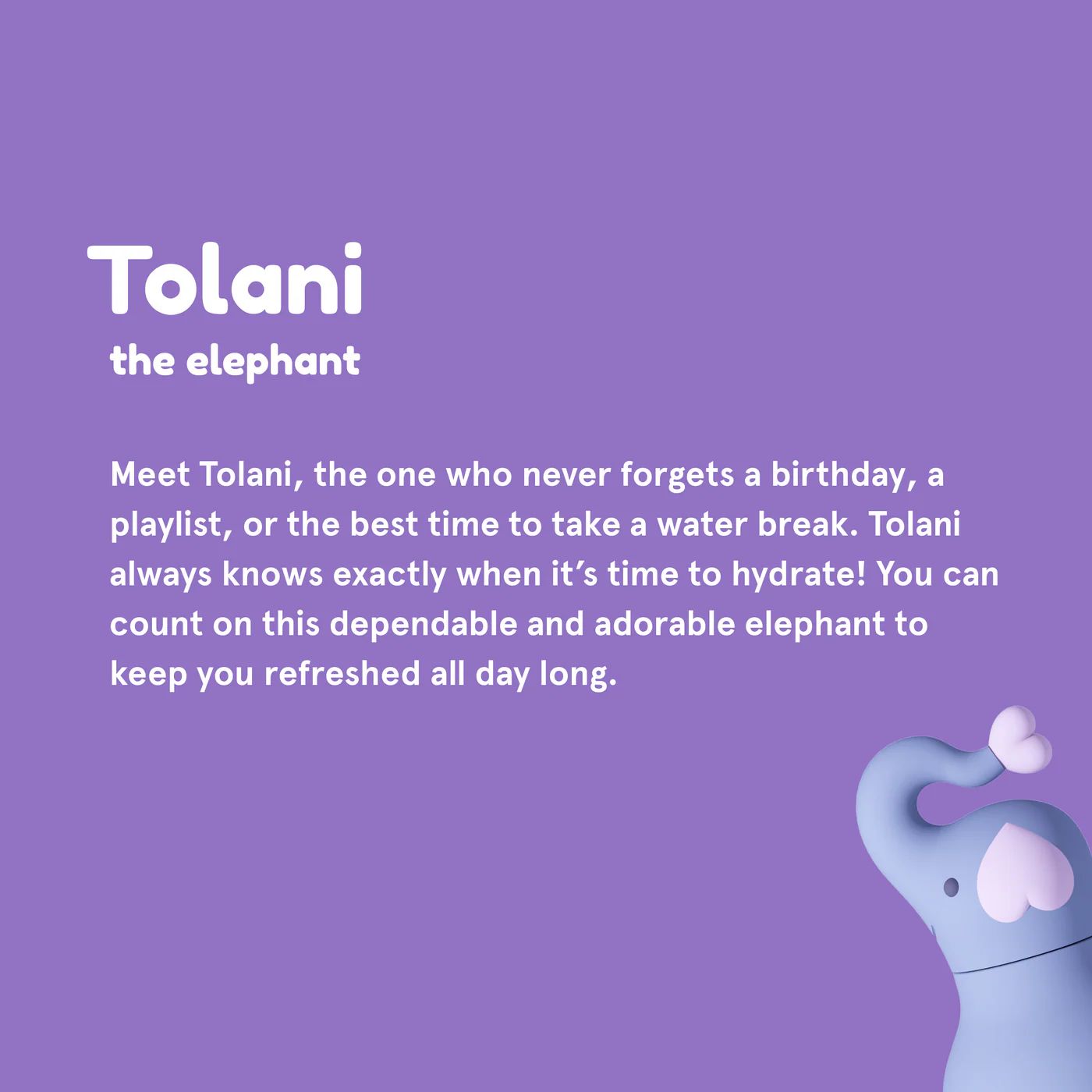 Asobu-Elephant Bestie Bottle