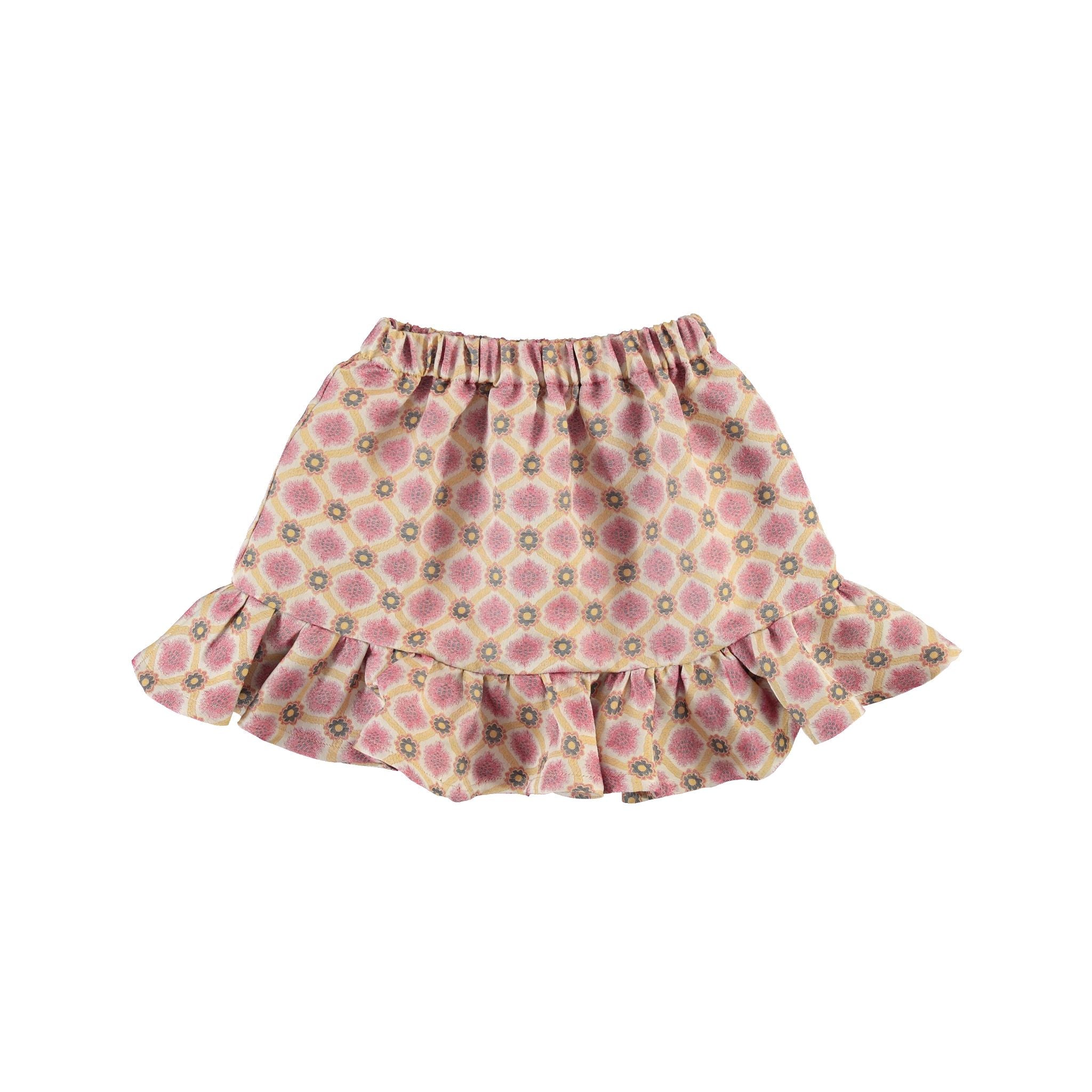Bebe Organic-Girls Ellie Skirt Geometric Bloom